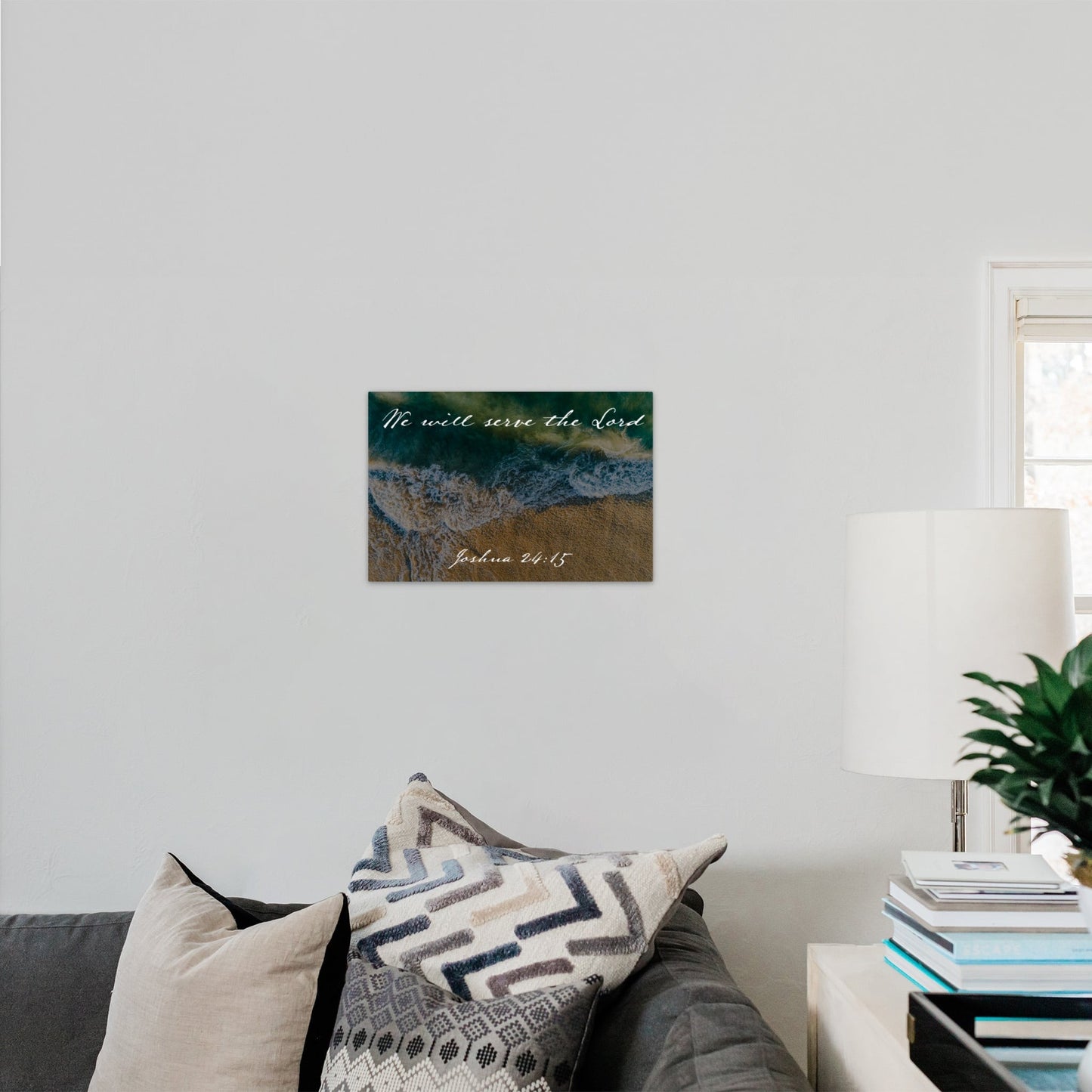 Joshua 24:15 Laguna Aerial - Frey Wall Art