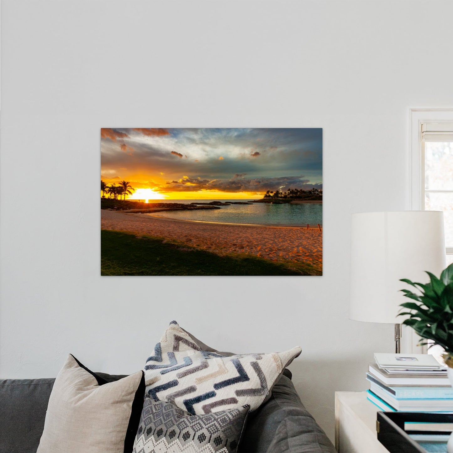 Oahu Tropical Sunset - Frey Wall Art