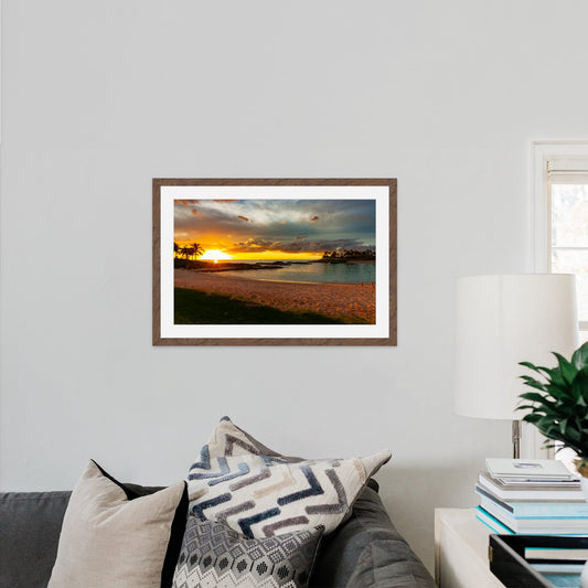 Oahu Tropical Sunset - Frey Wall Art