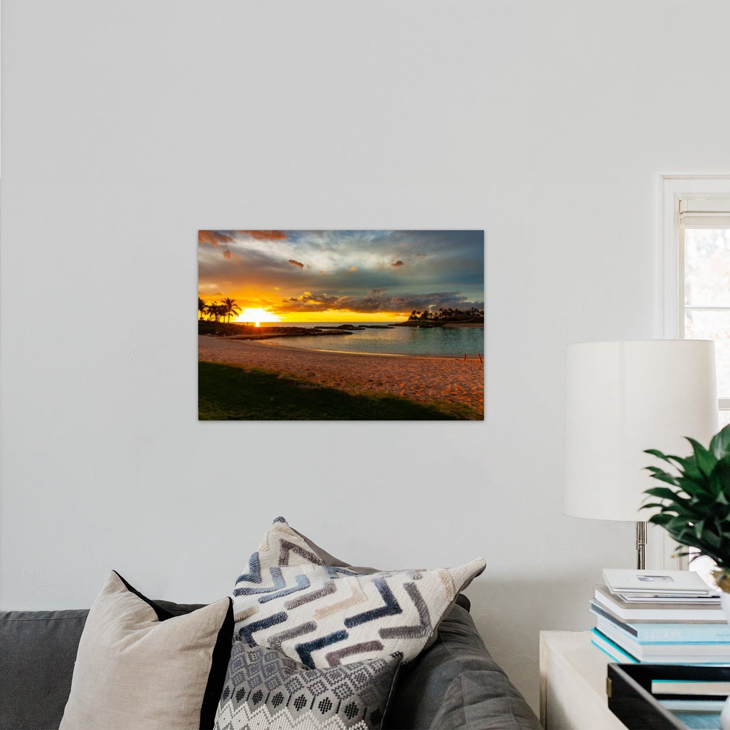 Oahu Tropical Sunset - Frey Wall Art
