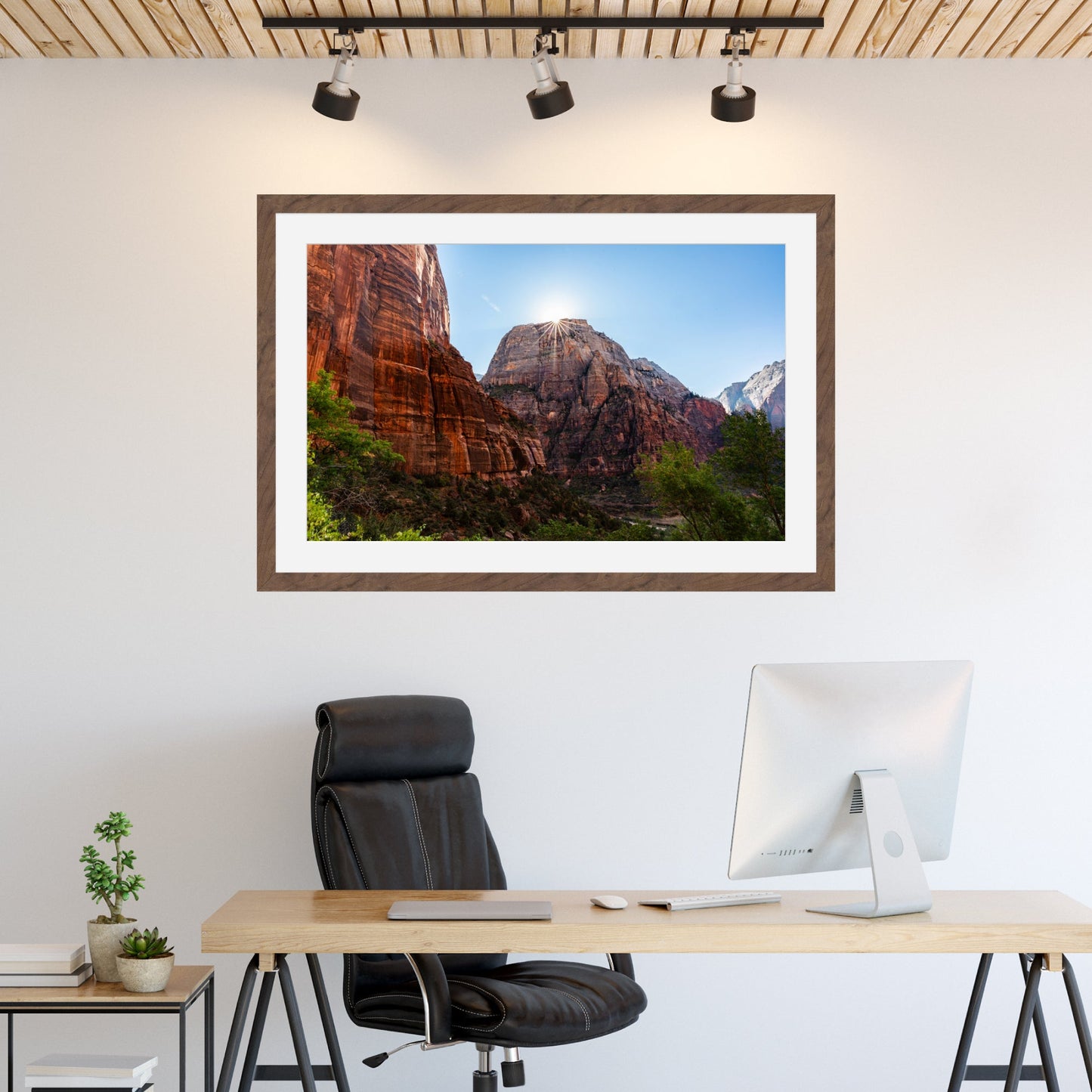 Zion National Park Starburst - Frey Wall Art