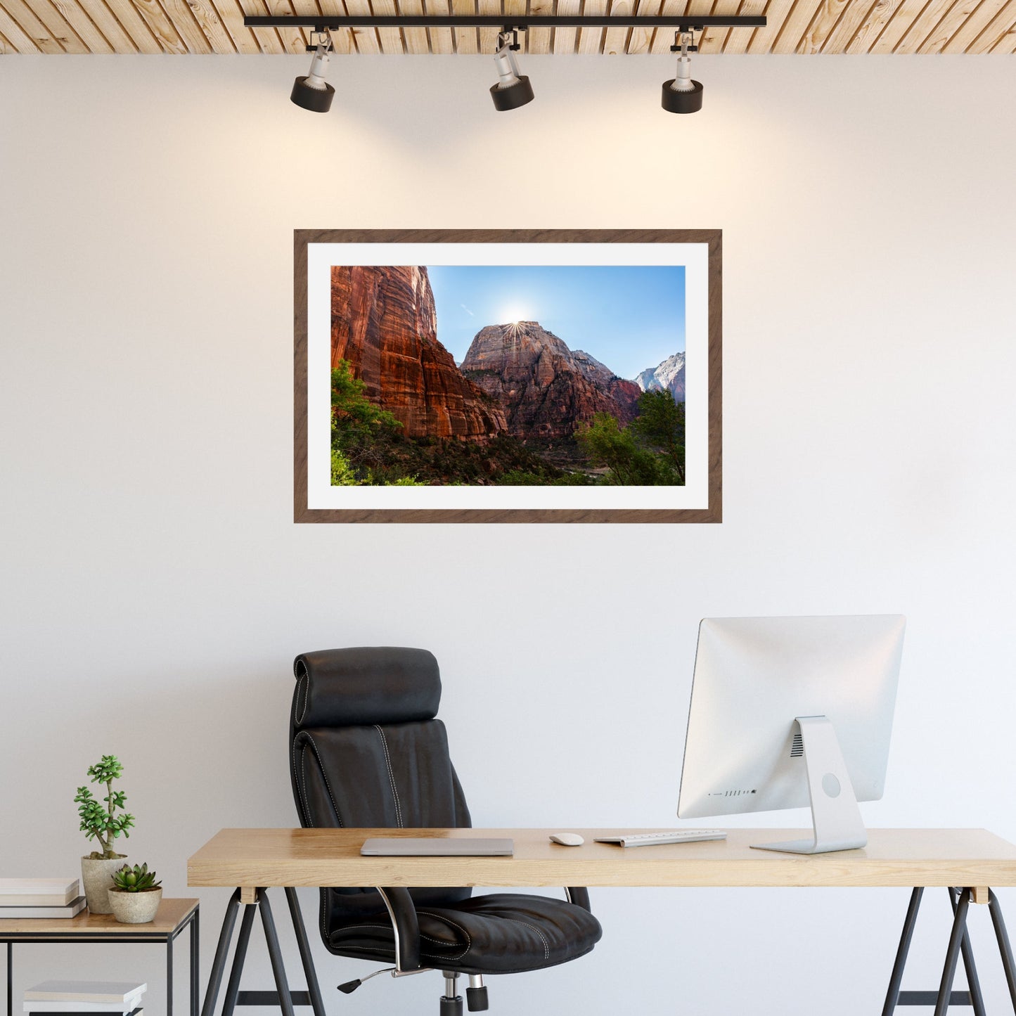 Zion National Park Starburst - Frey Wall Art
