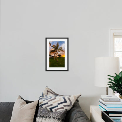 Hawaii Sunset Palm Vertical