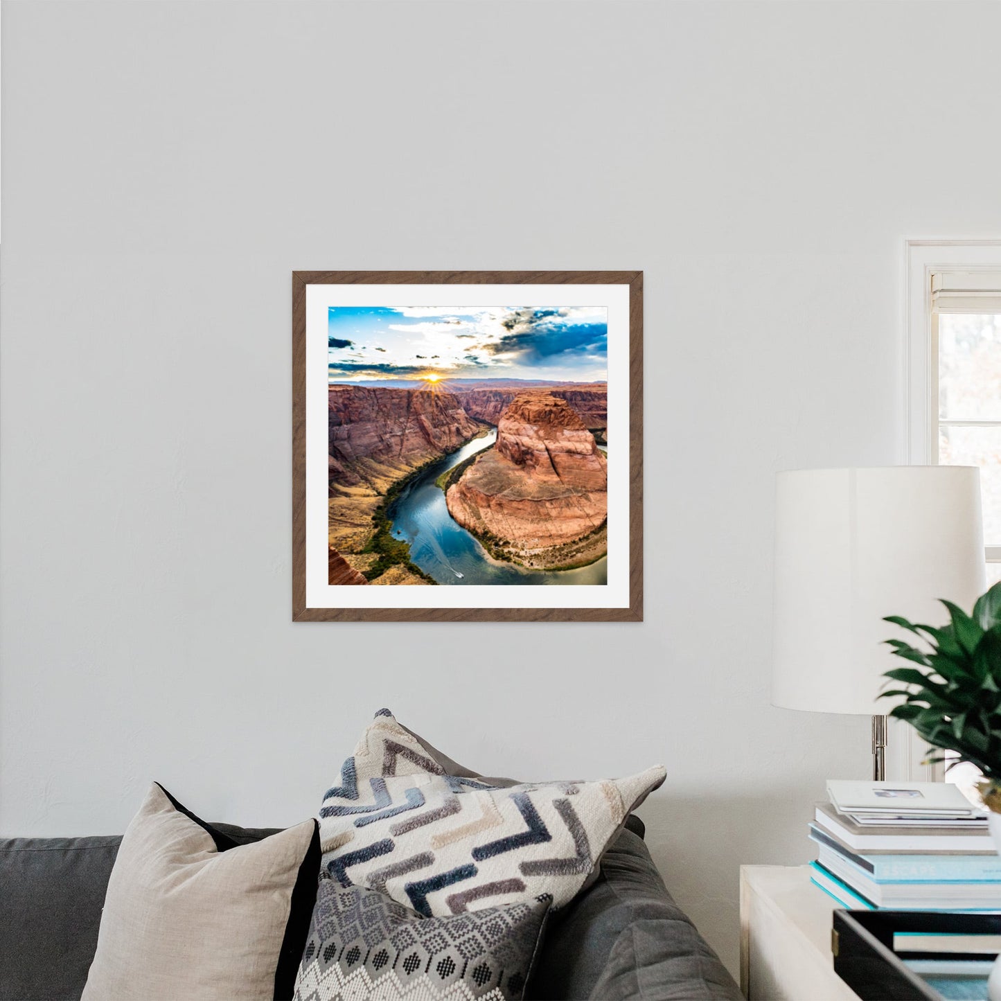 Horseshoe Bend Starburst Square