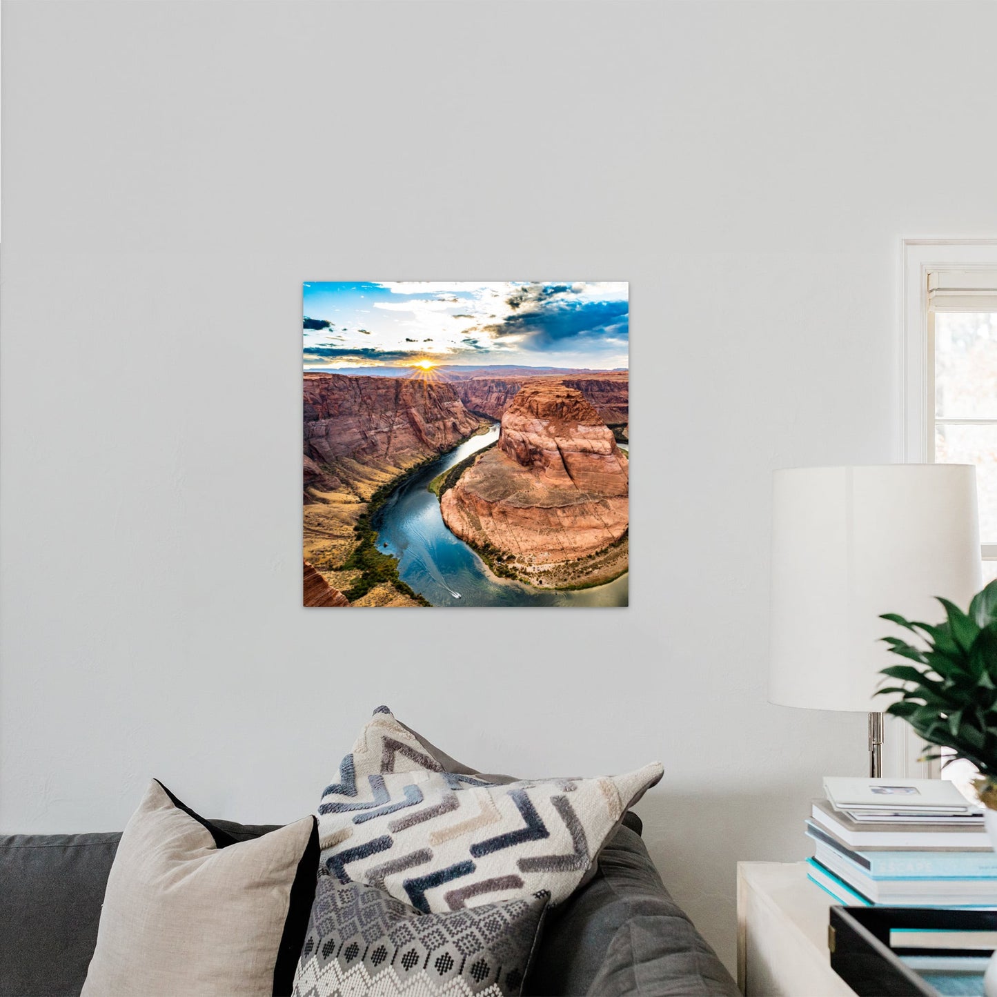 Horseshoe Bend Starburst Square