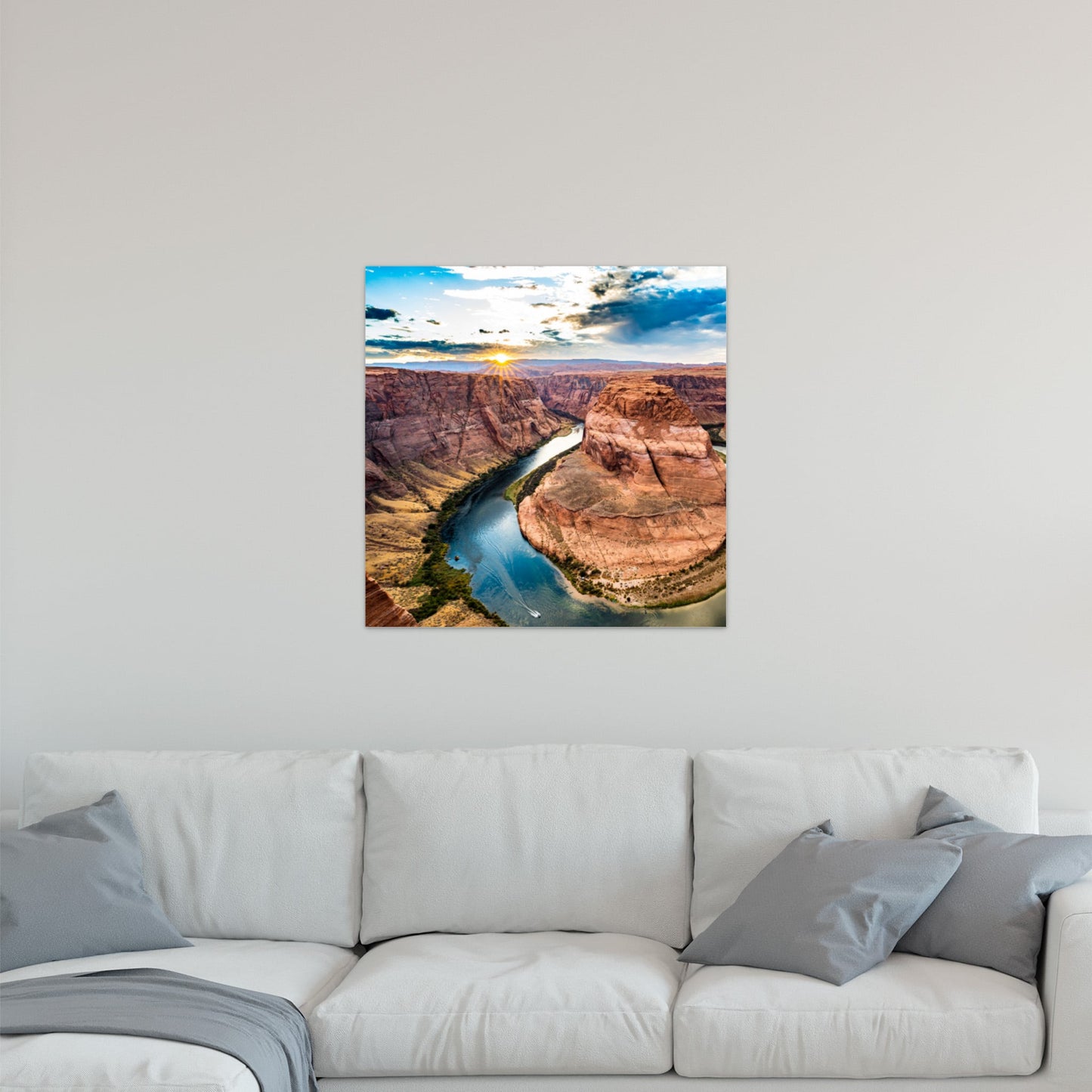 Horseshoe Bend Starburst Square
