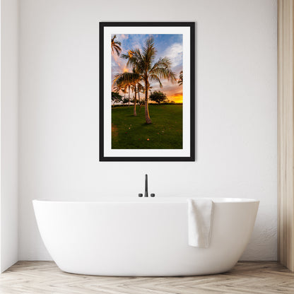 Hawaii Sunset Palm Vertical