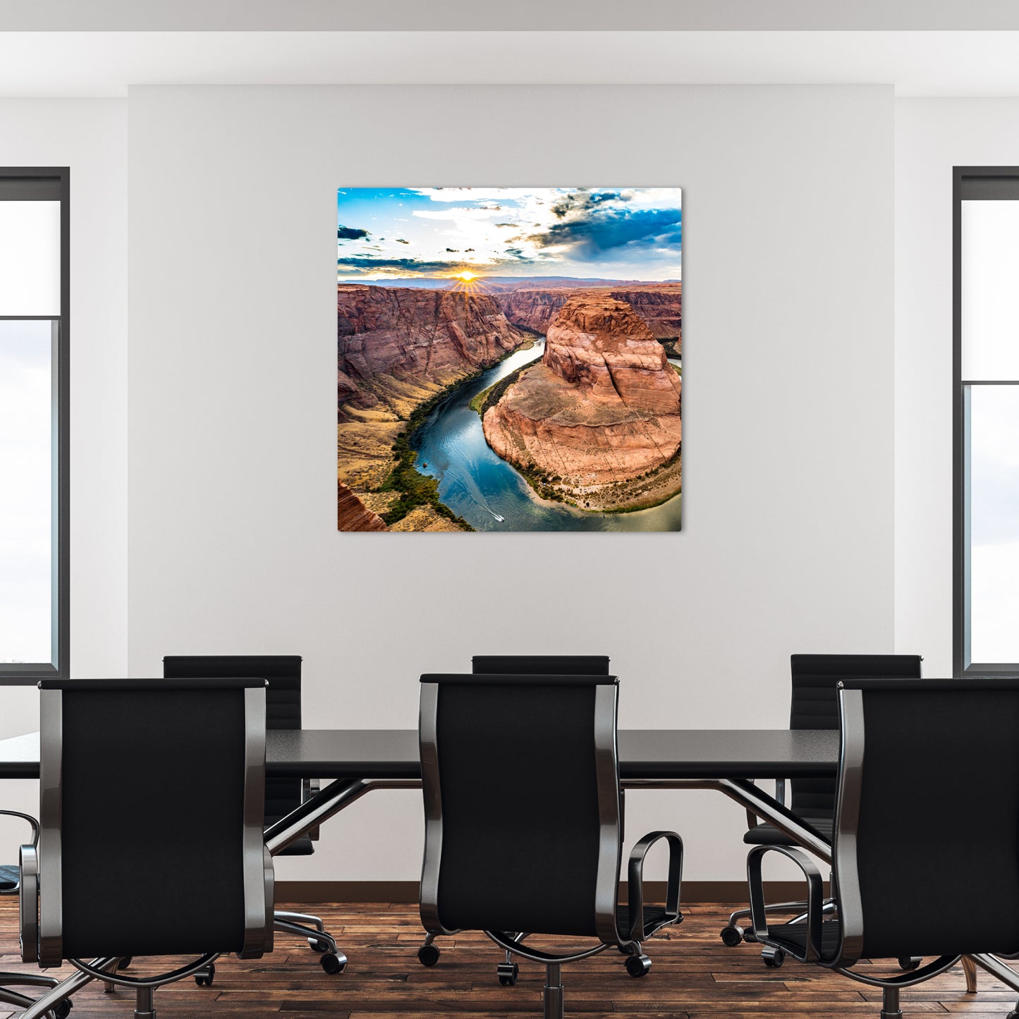 Horseshoe Bend Starburst Square