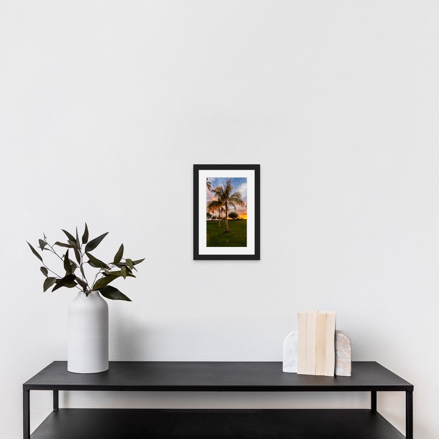 Hawaii Sunset Palm Vertical