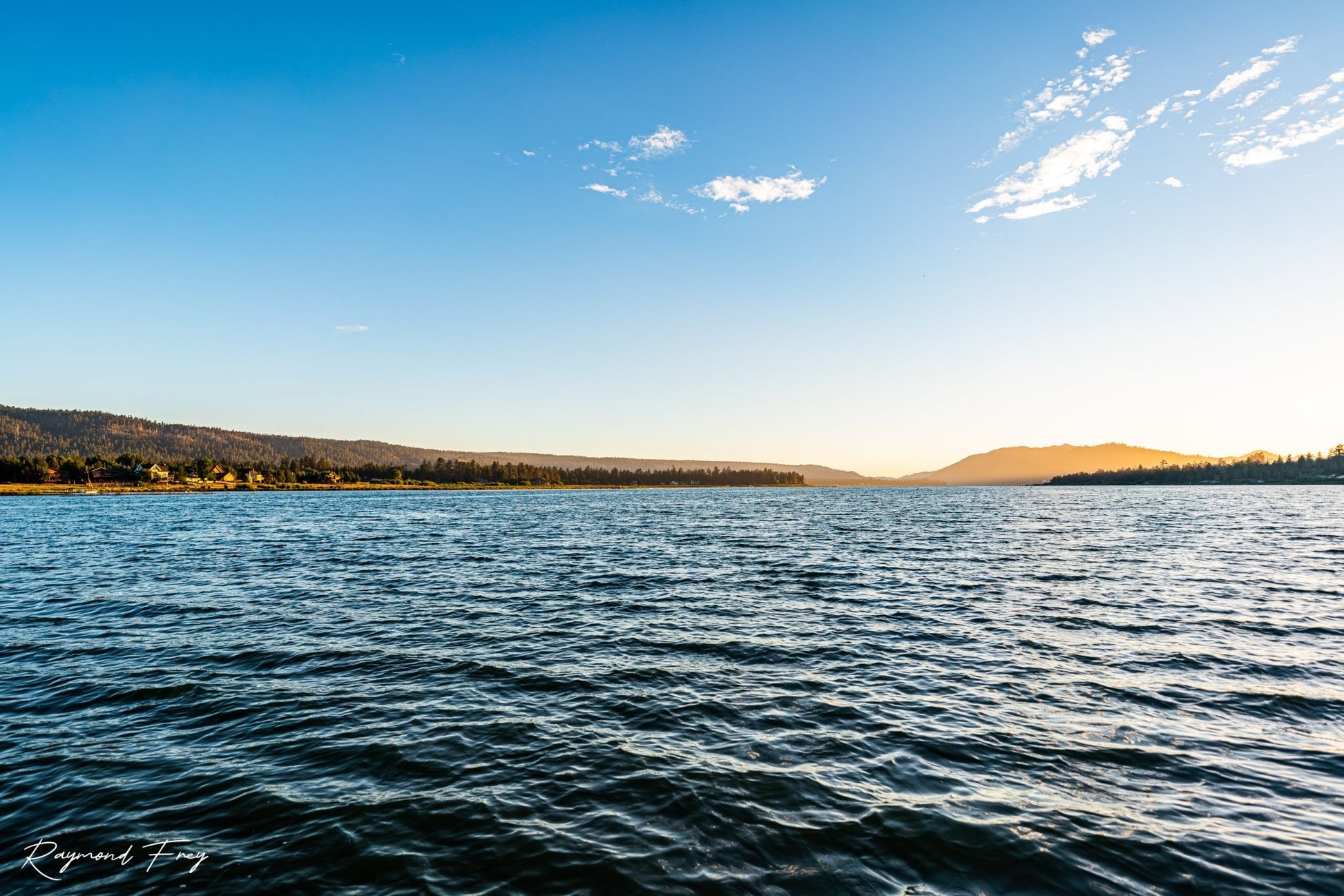 Big Bear Lake Golden Hour Fine Art Photography Print - Frey Wall Art