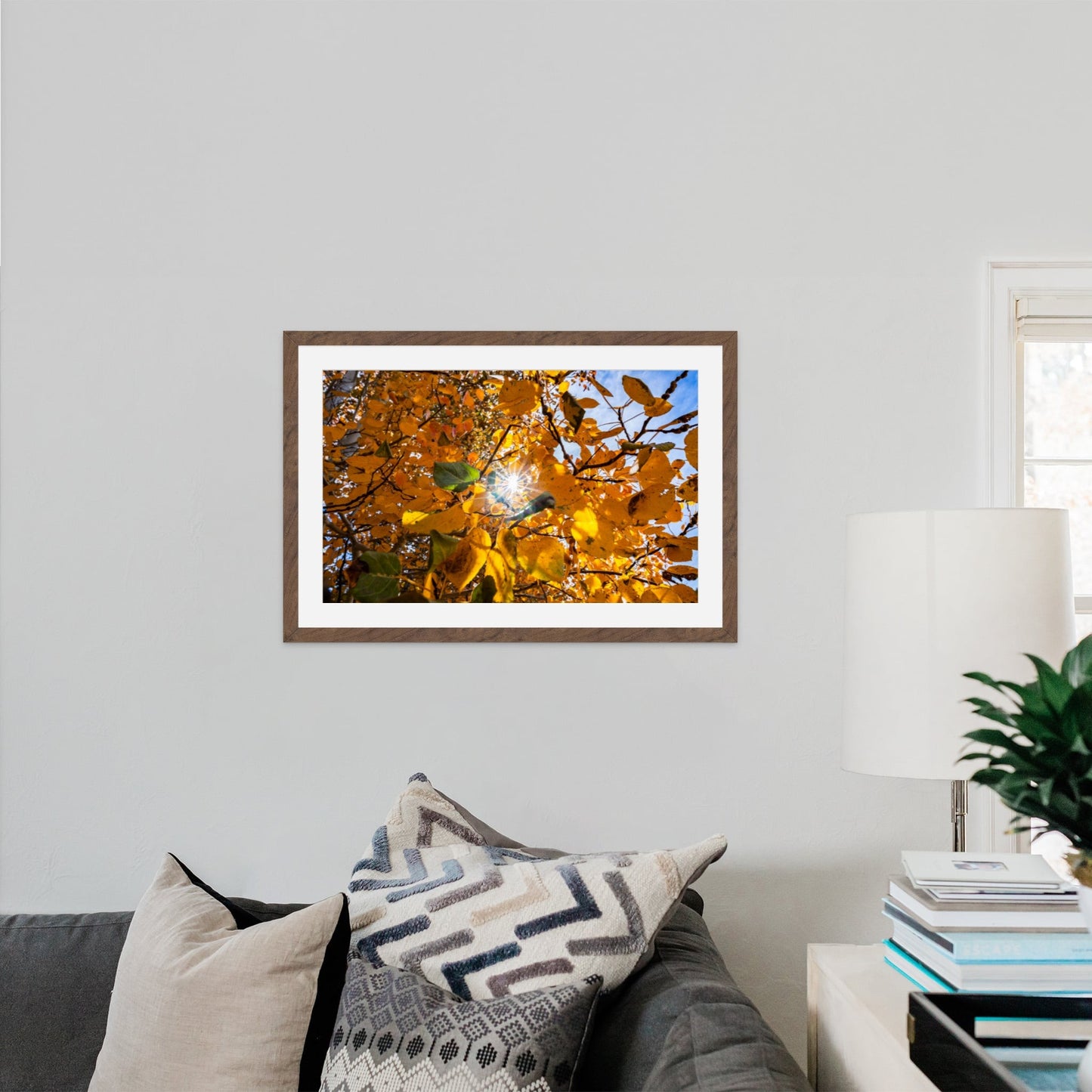 Fall Foliage Starburst - Frey Wall Art