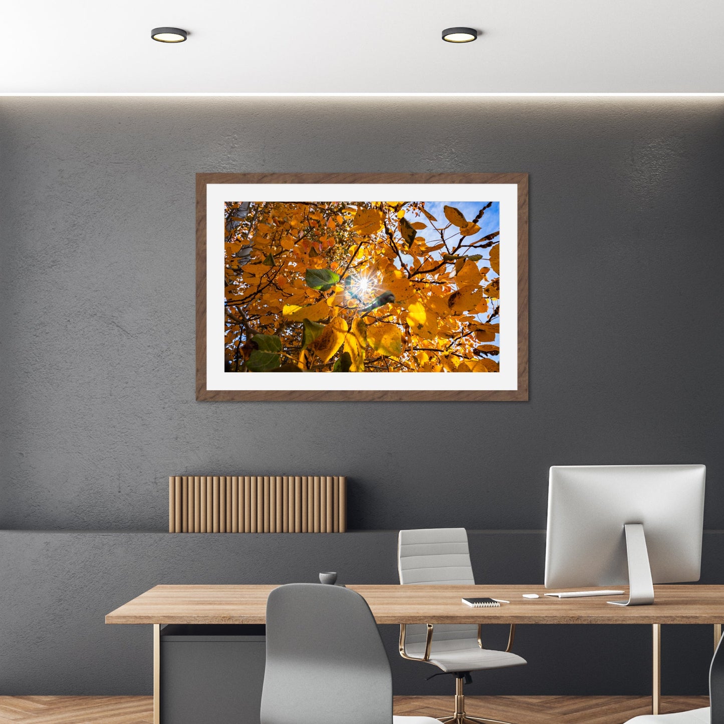 Fall Foliage Starburst - Frey Wall Art