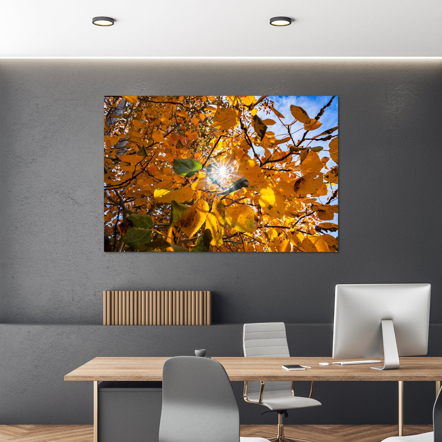 Fall Foliage Starburst - Frey Wall Art