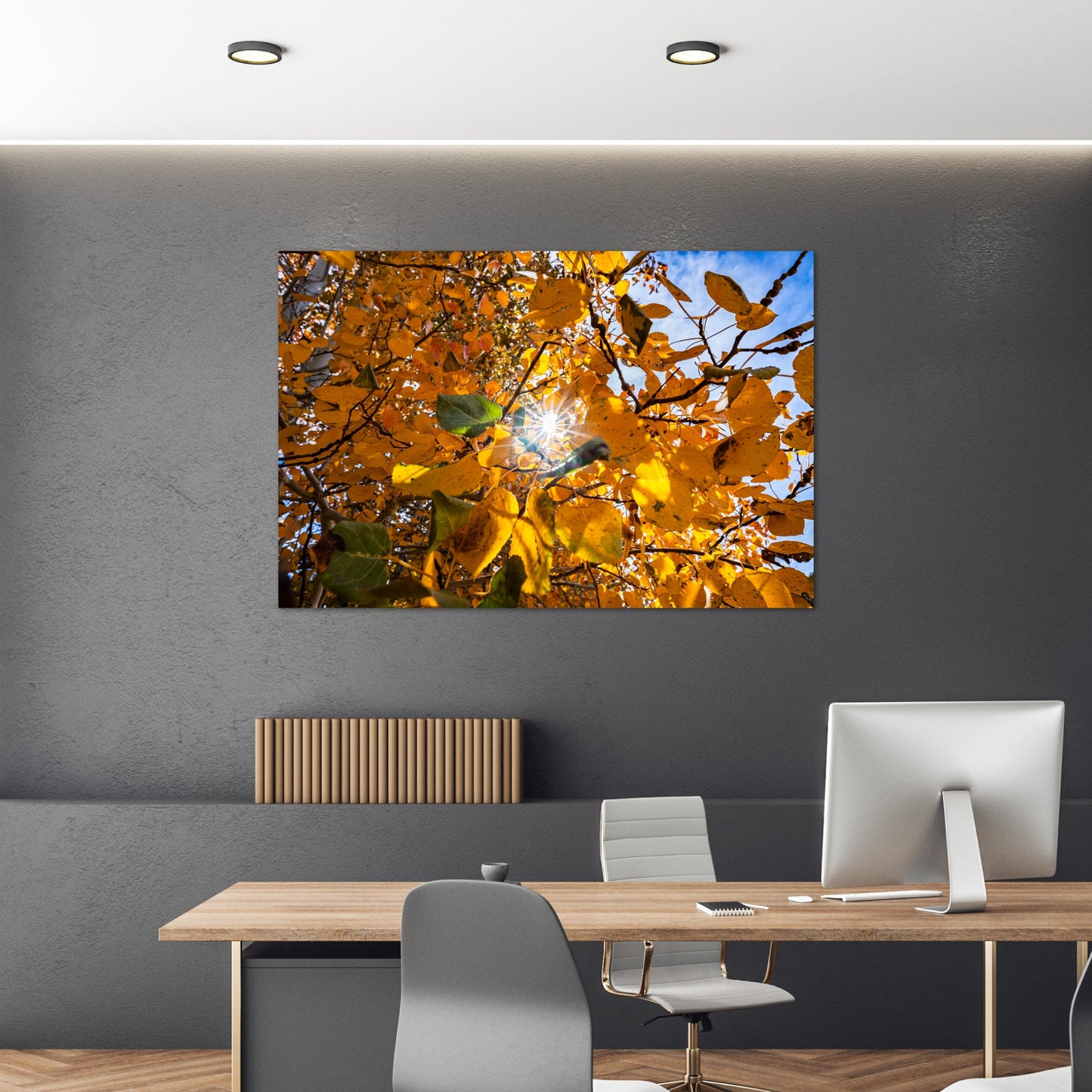 Fall Foliage Starburst - Frey Wall Art