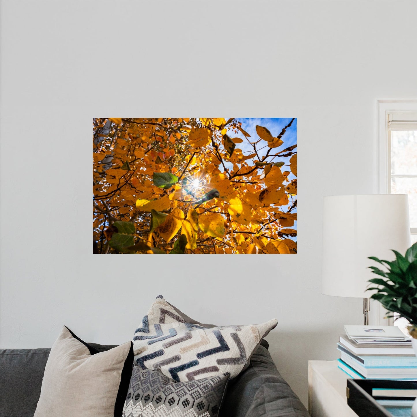 Fall Foliage Starburst - Frey Wall Art