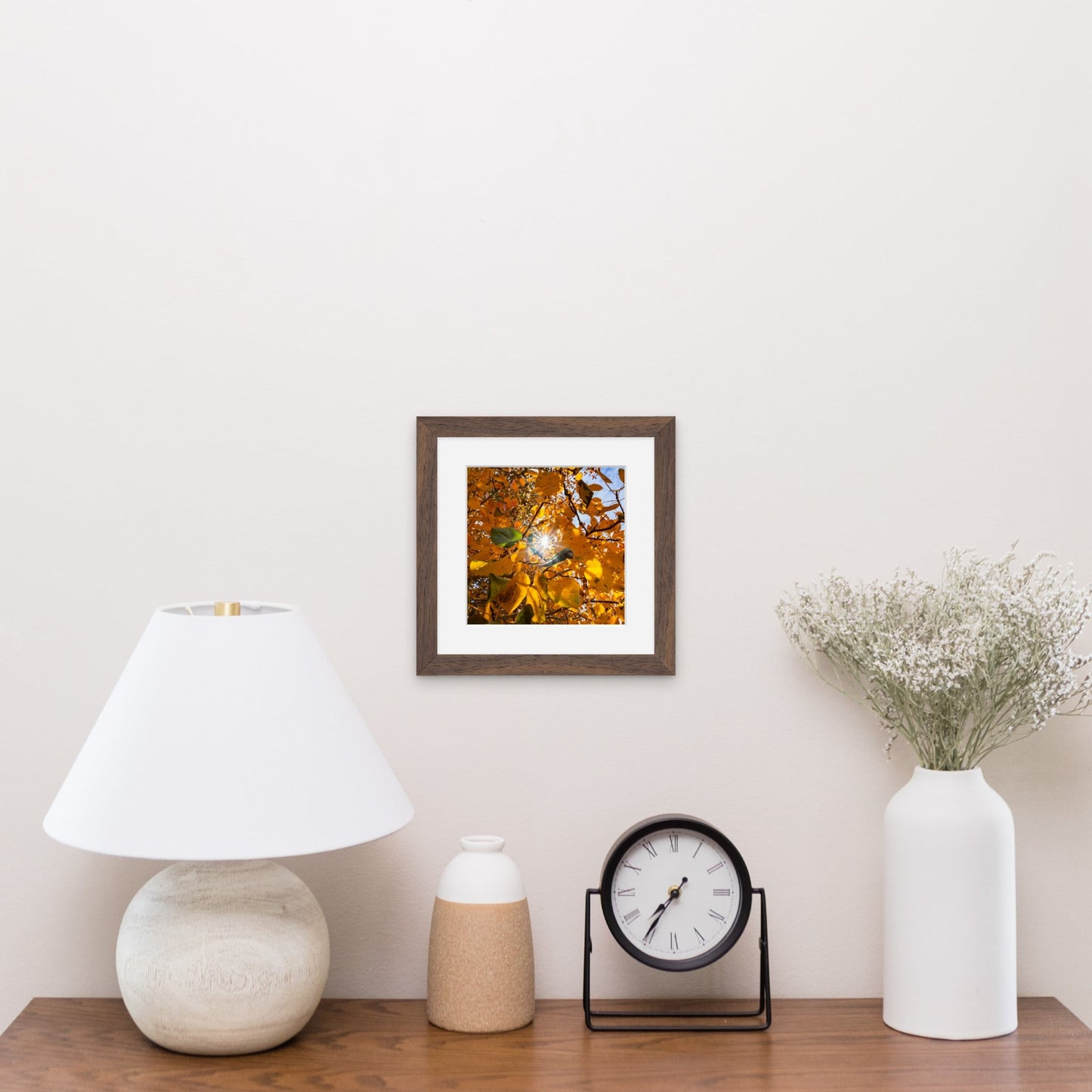 Fall Foliage Starburst Square - Frey Wall Art