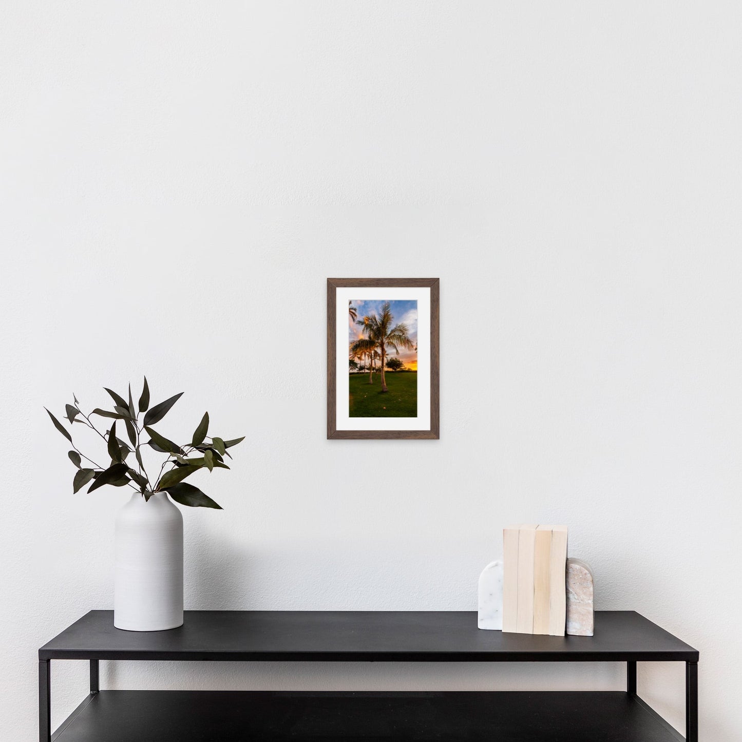 Hawaii Sunset Palm Vertical - Frey Wall Art