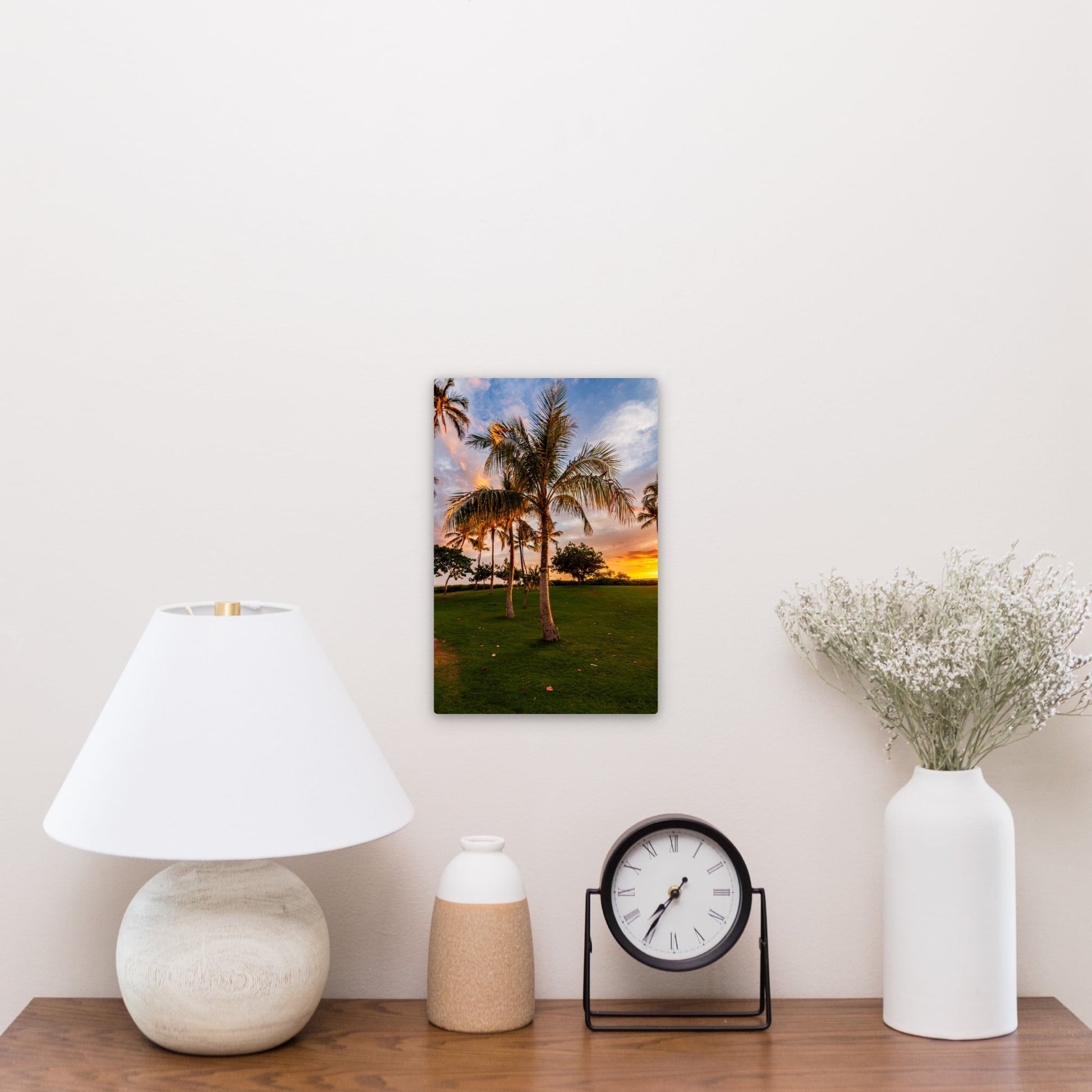 Hawaii Sunset Palm Vertical - Frey Wall Art