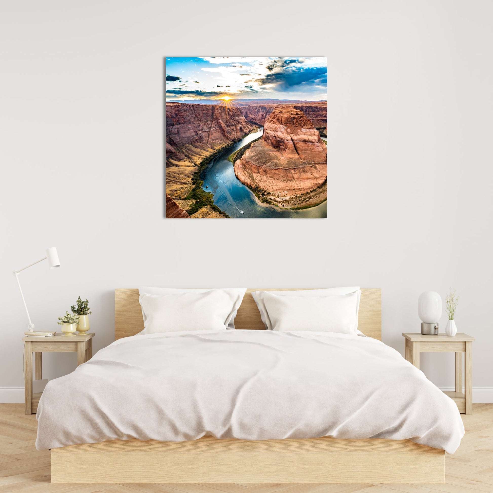 Horseshoe Bend Starburst Fine Art Photography Print - Frey Wall Art