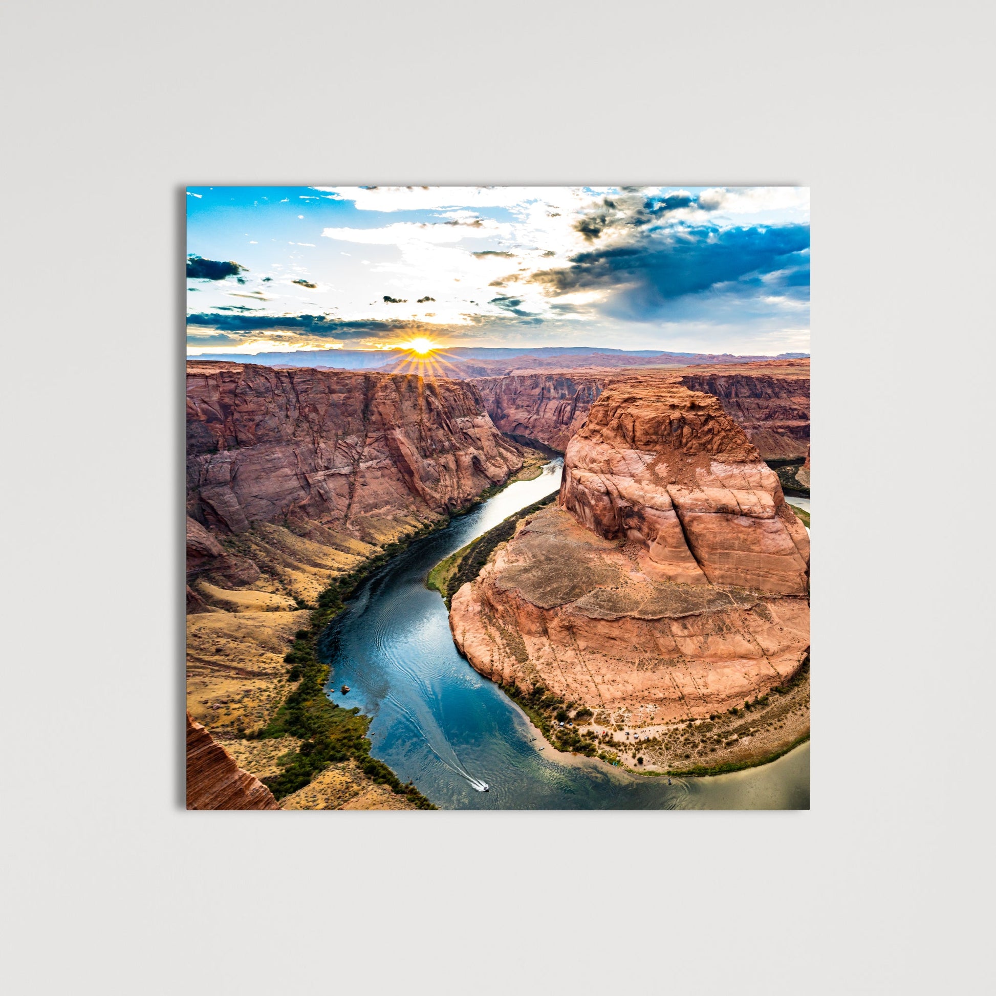 Horseshoe Bend Starburst Fine Art Photography Print - Frey Wall Art