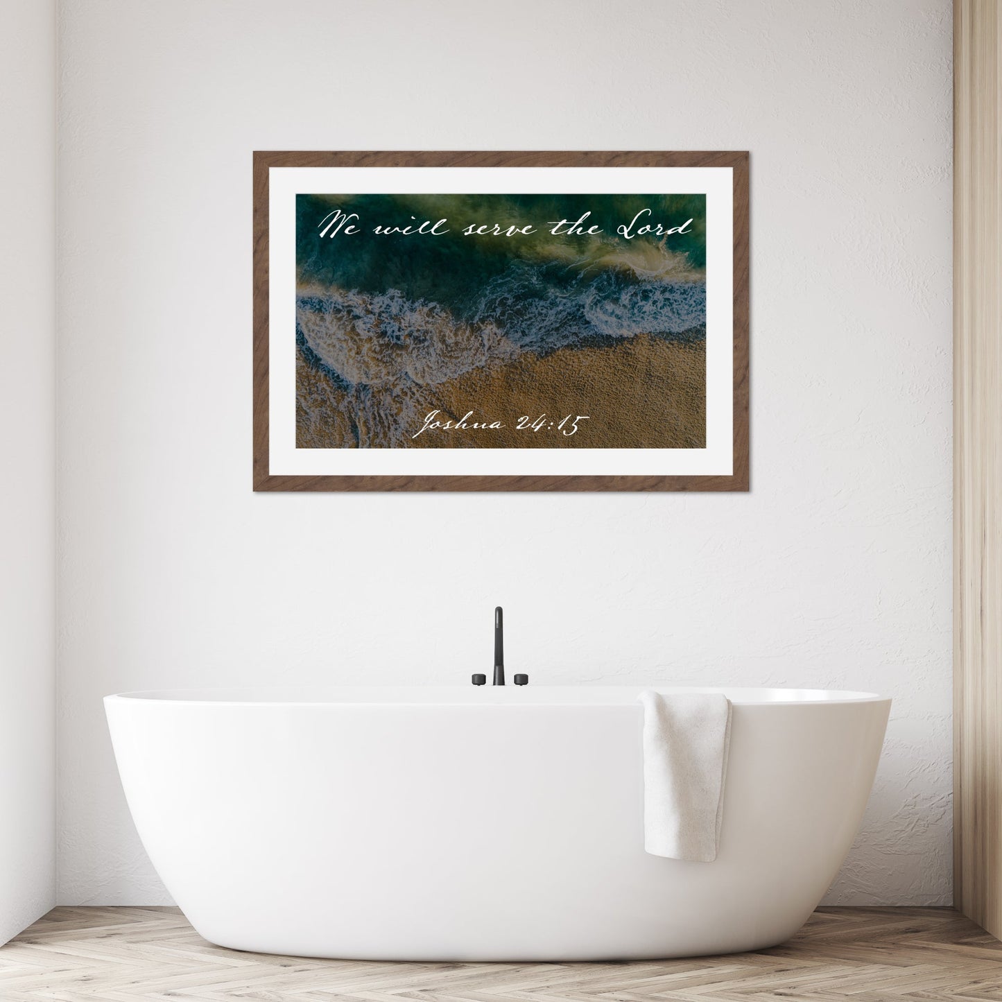 Joshua 24:15 Laguna Aerial - Frey Wall Art