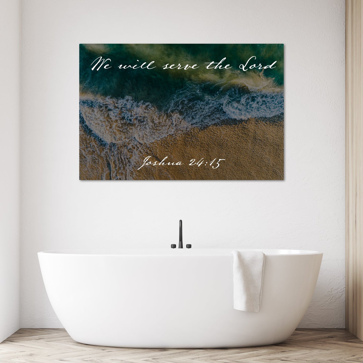 Joshua 24:15 Laguna Aerial - Frey Wall Art