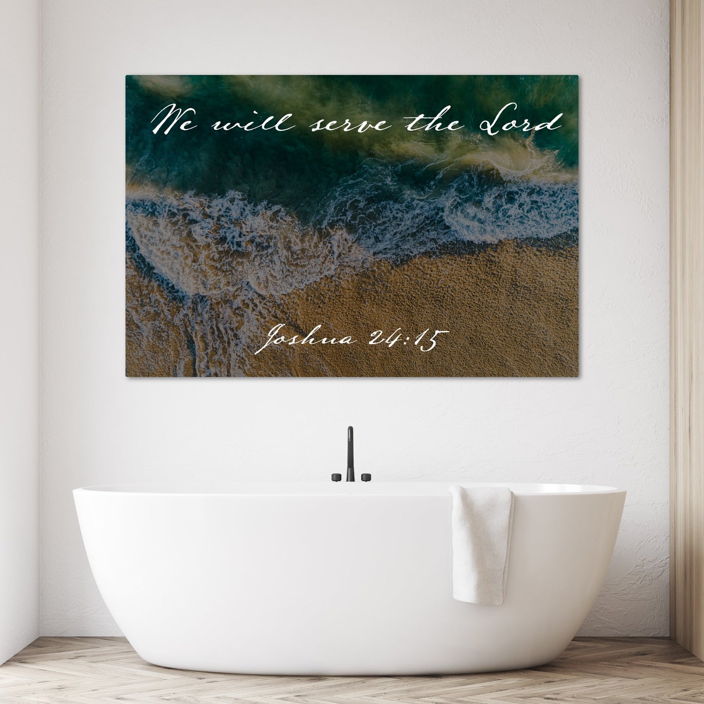 Joshua 24:15 Laguna Aerial - Frey Wall Art