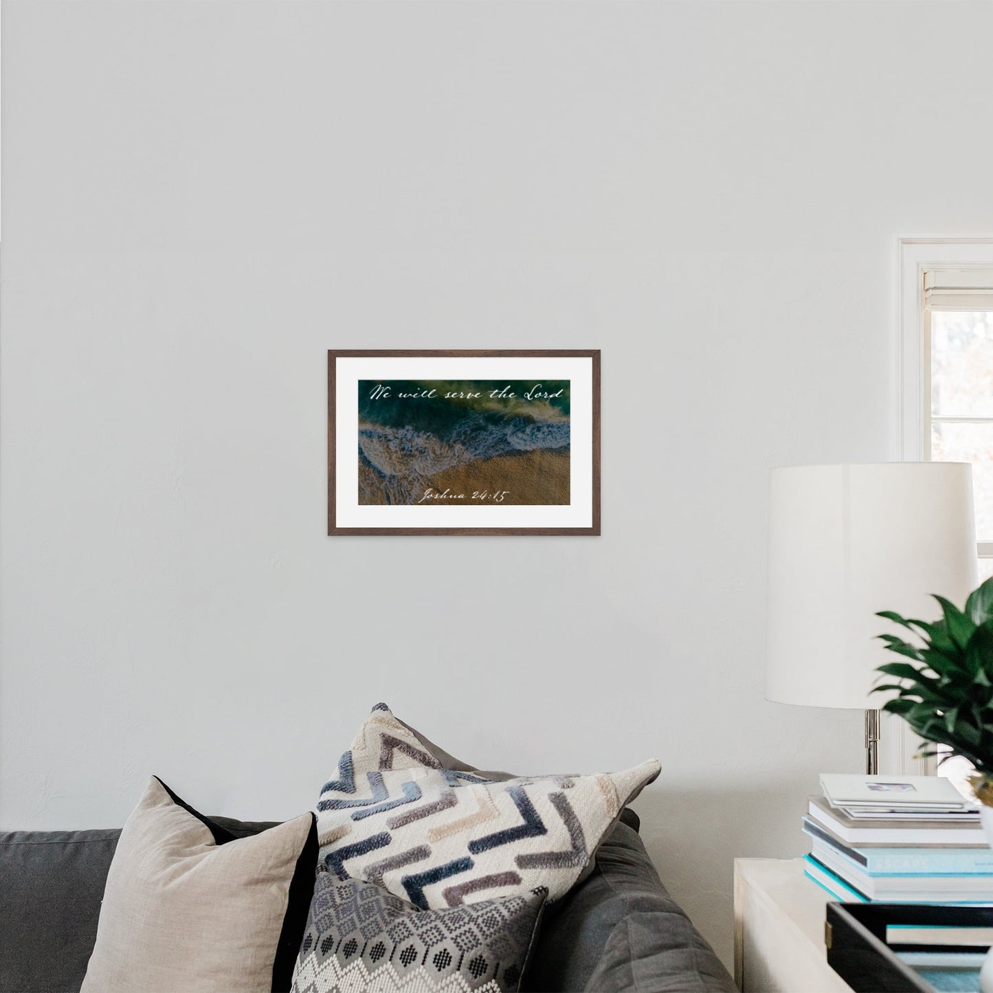 Joshua 24:15 Laguna Aerial - Frey Wall Art