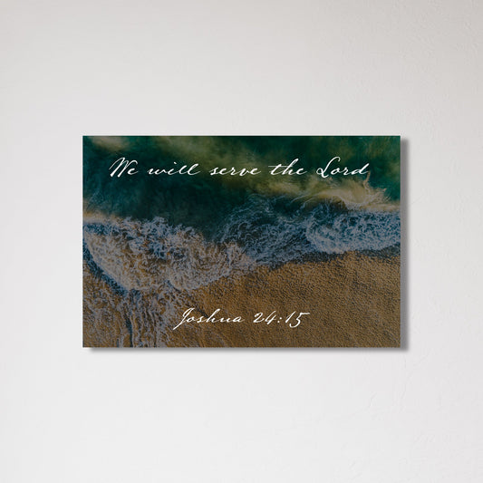 Joshua 24:15 Laguna Aerial Fine Art Print - Frey Wall Art