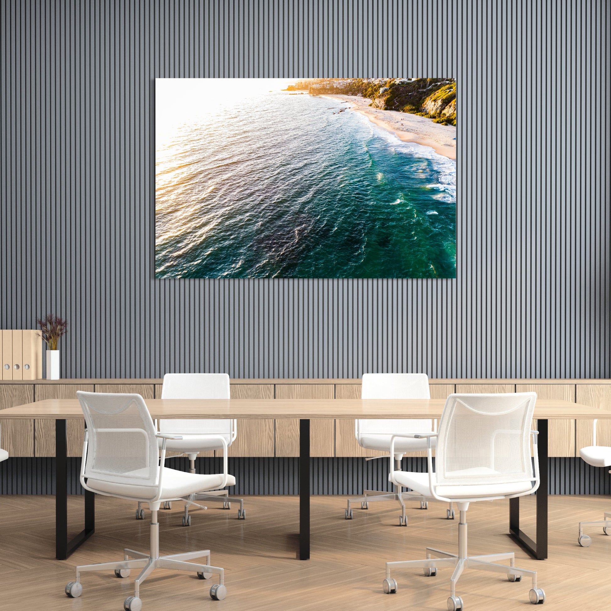 Laguna Beach Golden Hour Aerial Fine Art Photography Print - Frey Wall Art