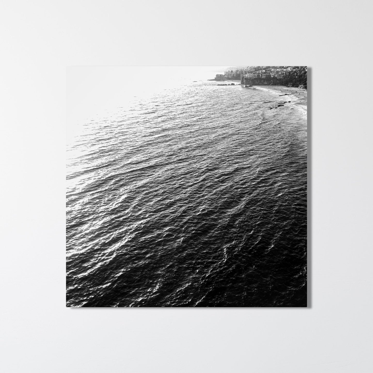 Laguna Golden Hour Square Black and White Fine Art Photography Print - Frey Wall Art