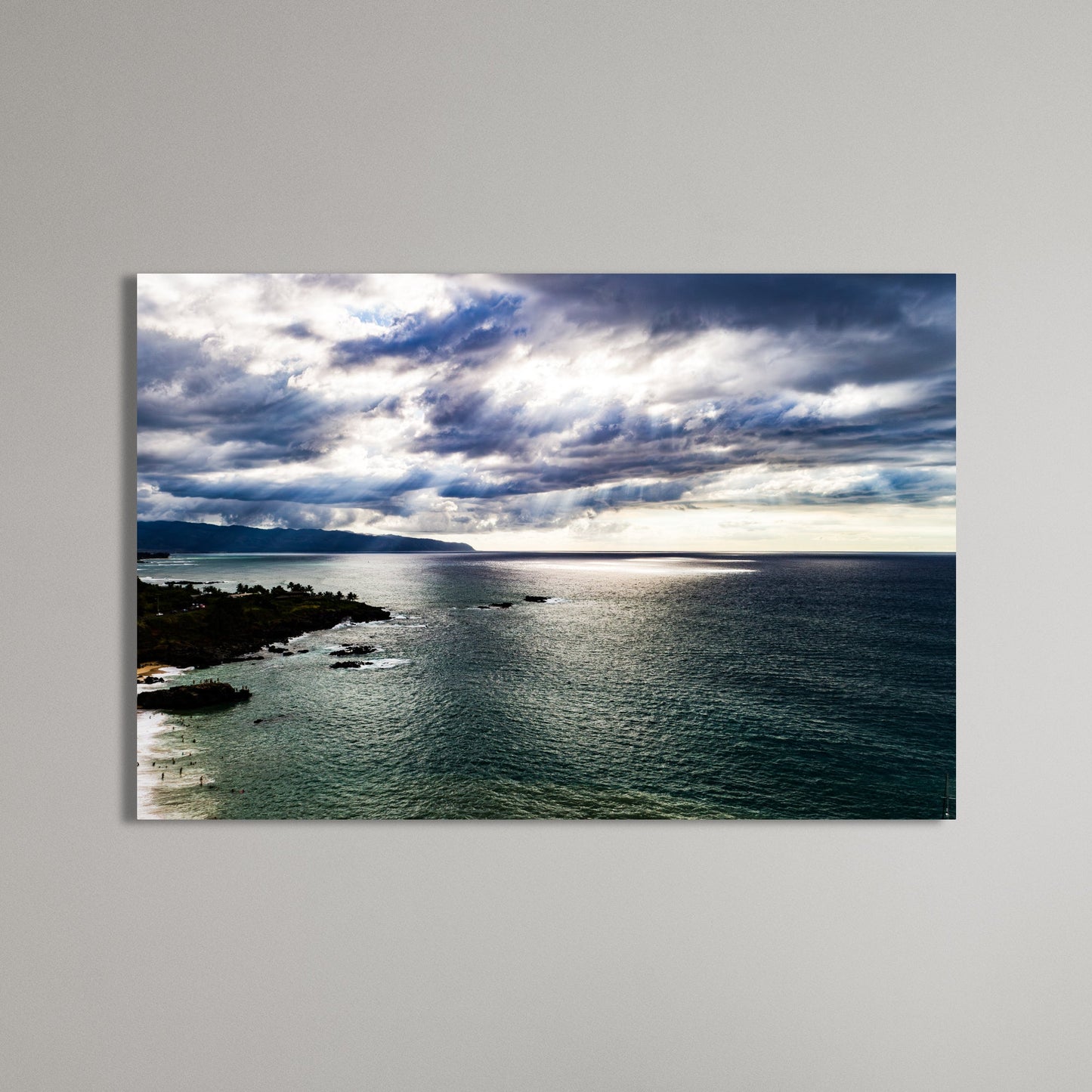 North Shore Light Beams Fine Art Photography Print - Frey Wall Art