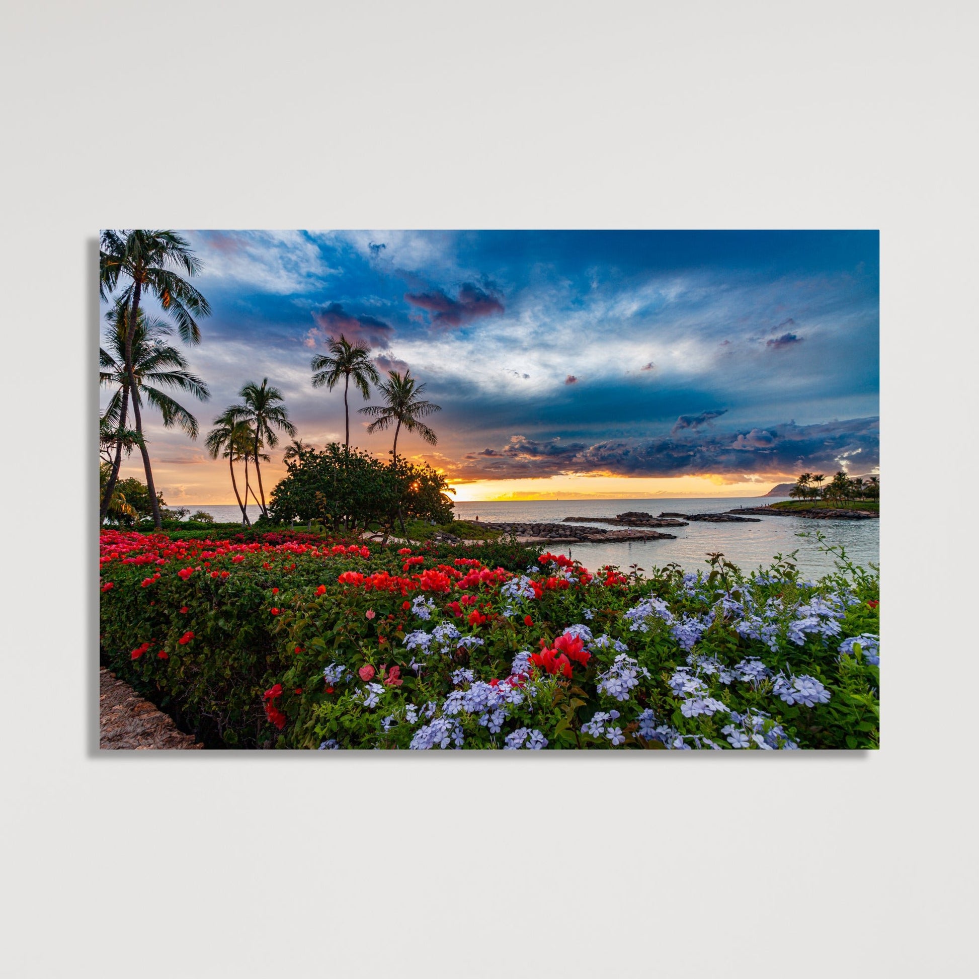 Oahu Bay Sunset Fine Art Photography Print - Frey Wall Art