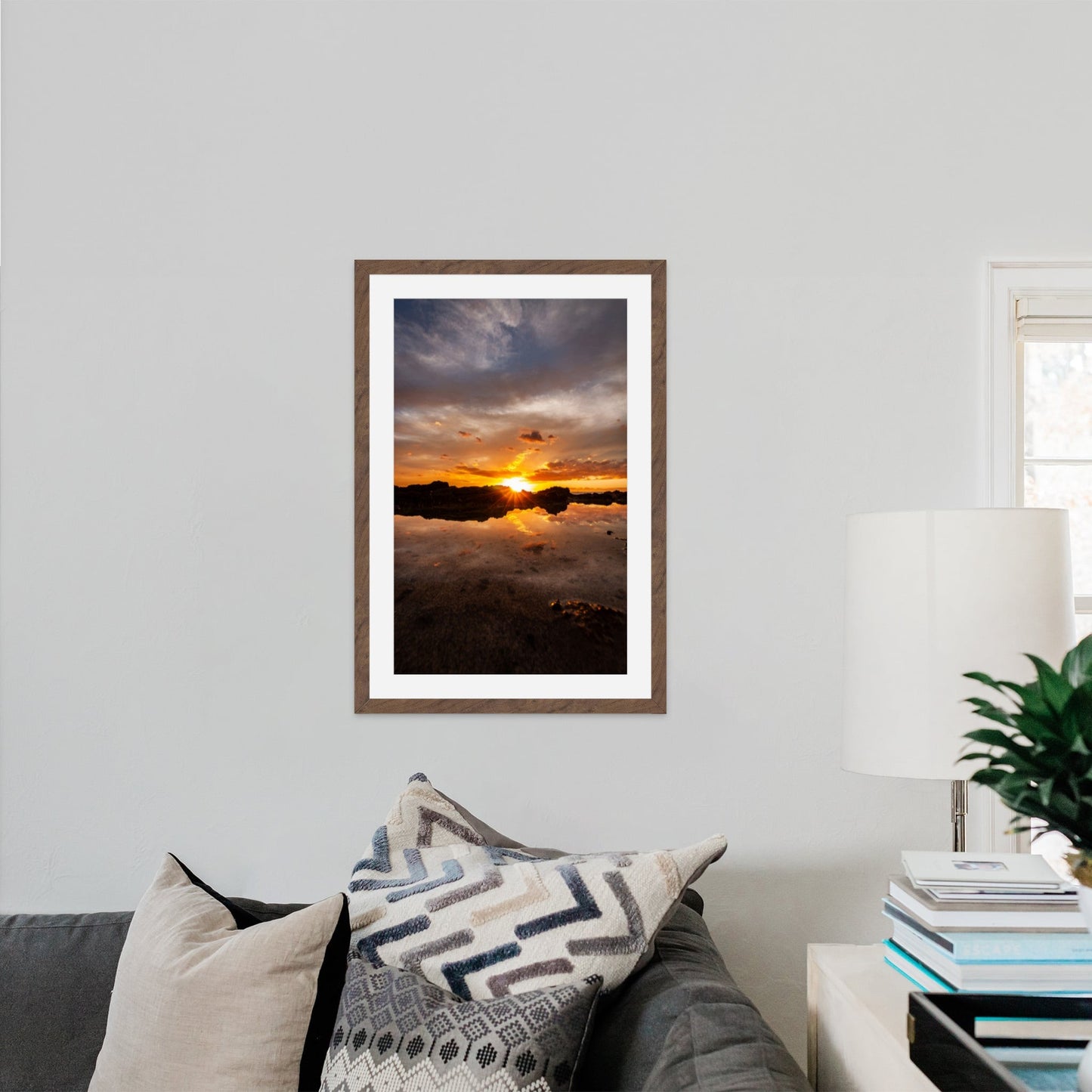 Oahu Hawaii Sunset Vertical - Frey Wall Art