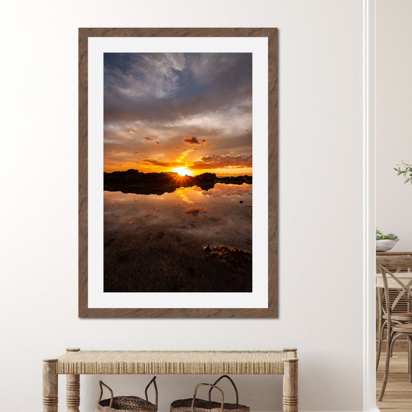 Oahu Hawaii Sunset Vertical - Frey Wall Art