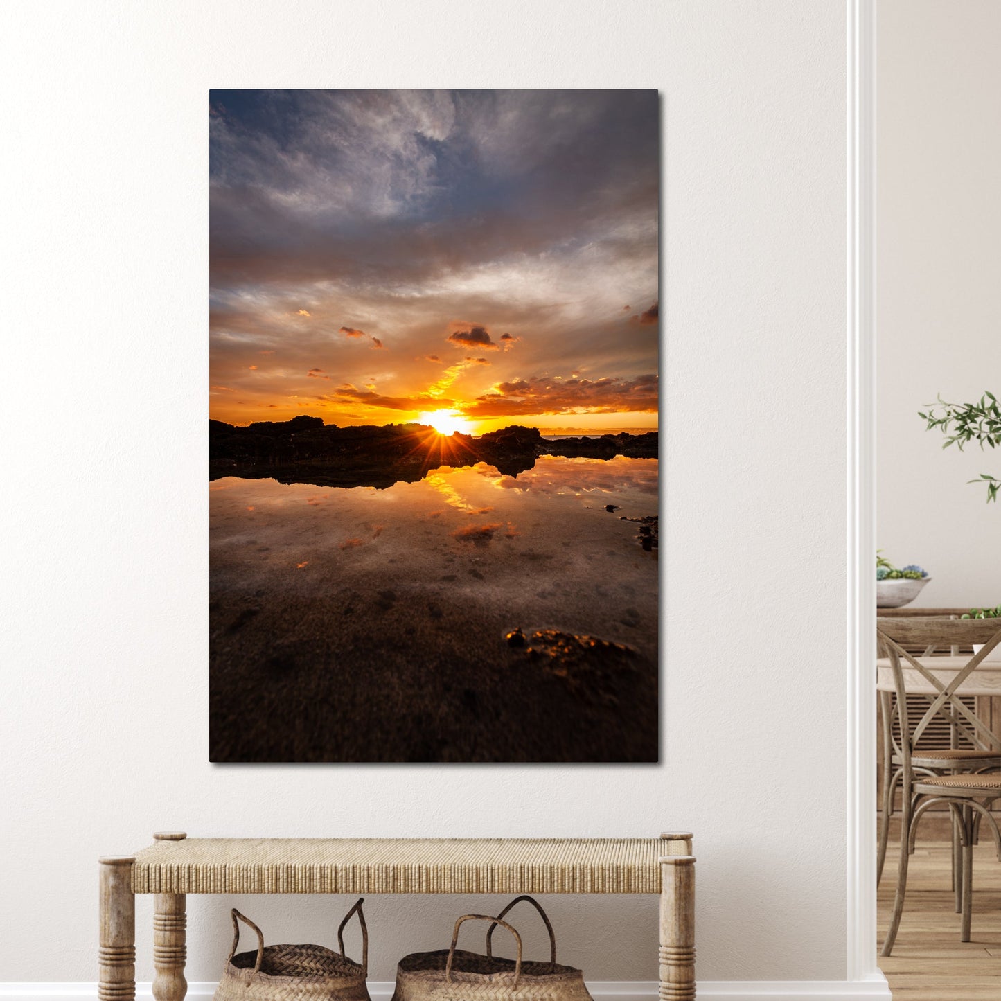 Oahu Hawaii Sunset Vertical - Frey Wall Art