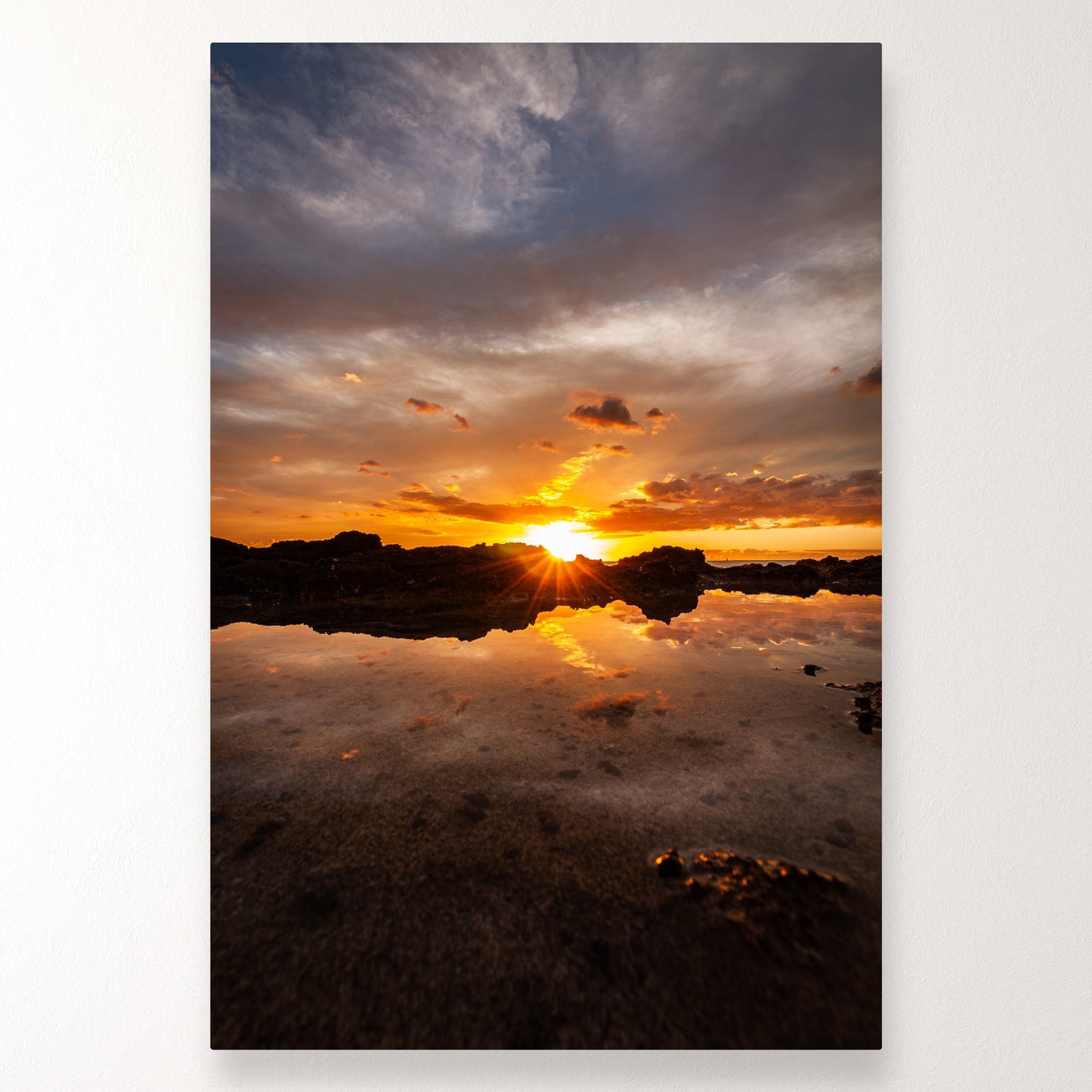 Oahu Hawaii Sunset Vertical Fine Art Photography Print - Frey Wall Art