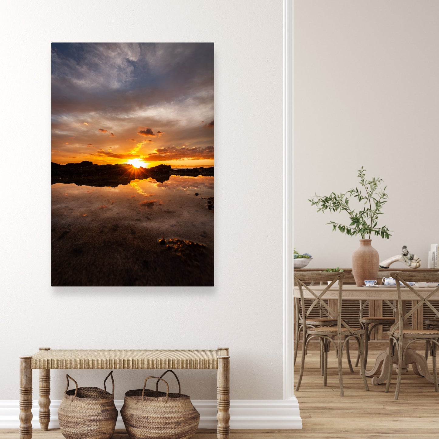 Oahu Hawaii Sunset Vertical Fine Art Photography Print - Frey Wall Art