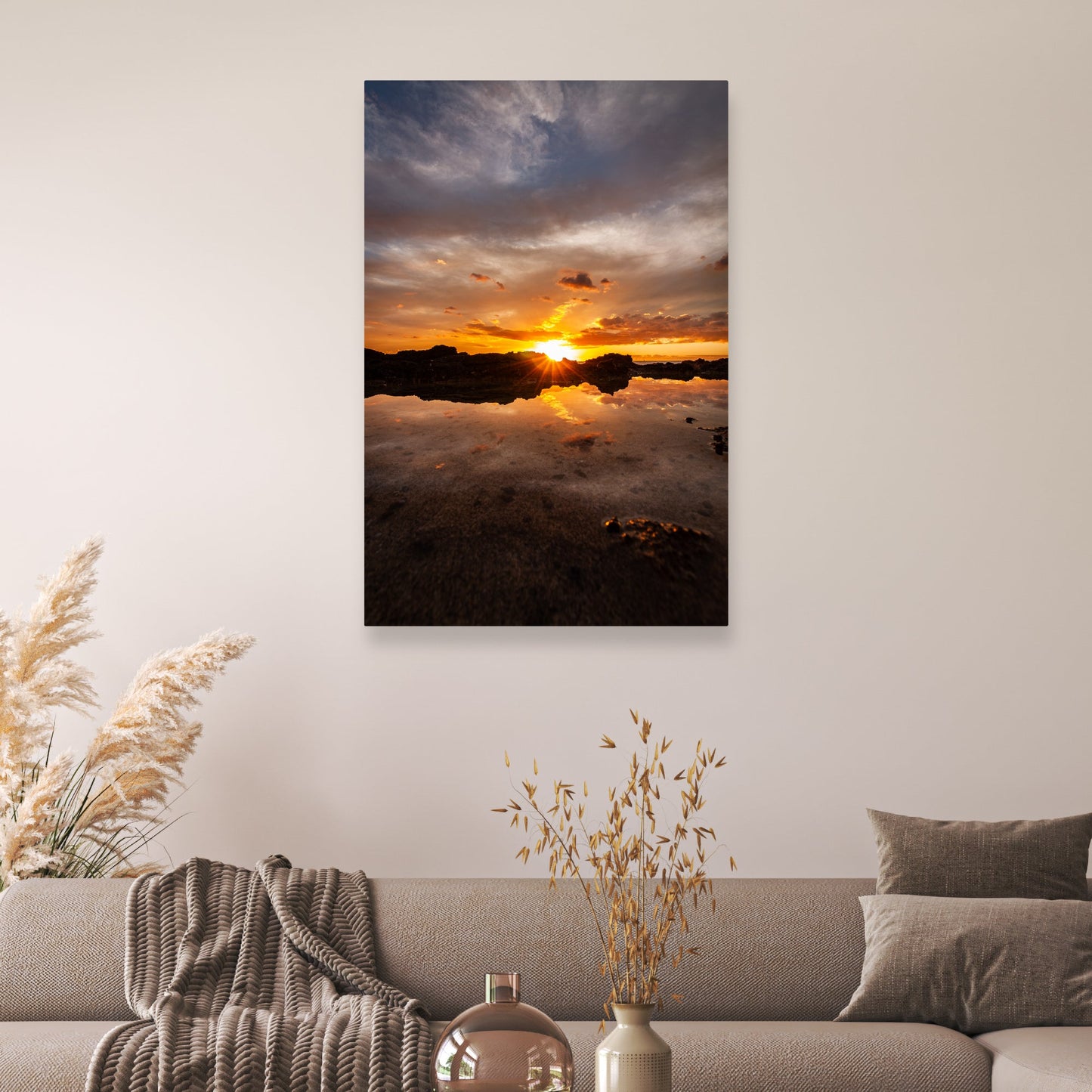 Oahu Hawaii Sunset Vertical Fine Art Photography Print - Frey Wall Art