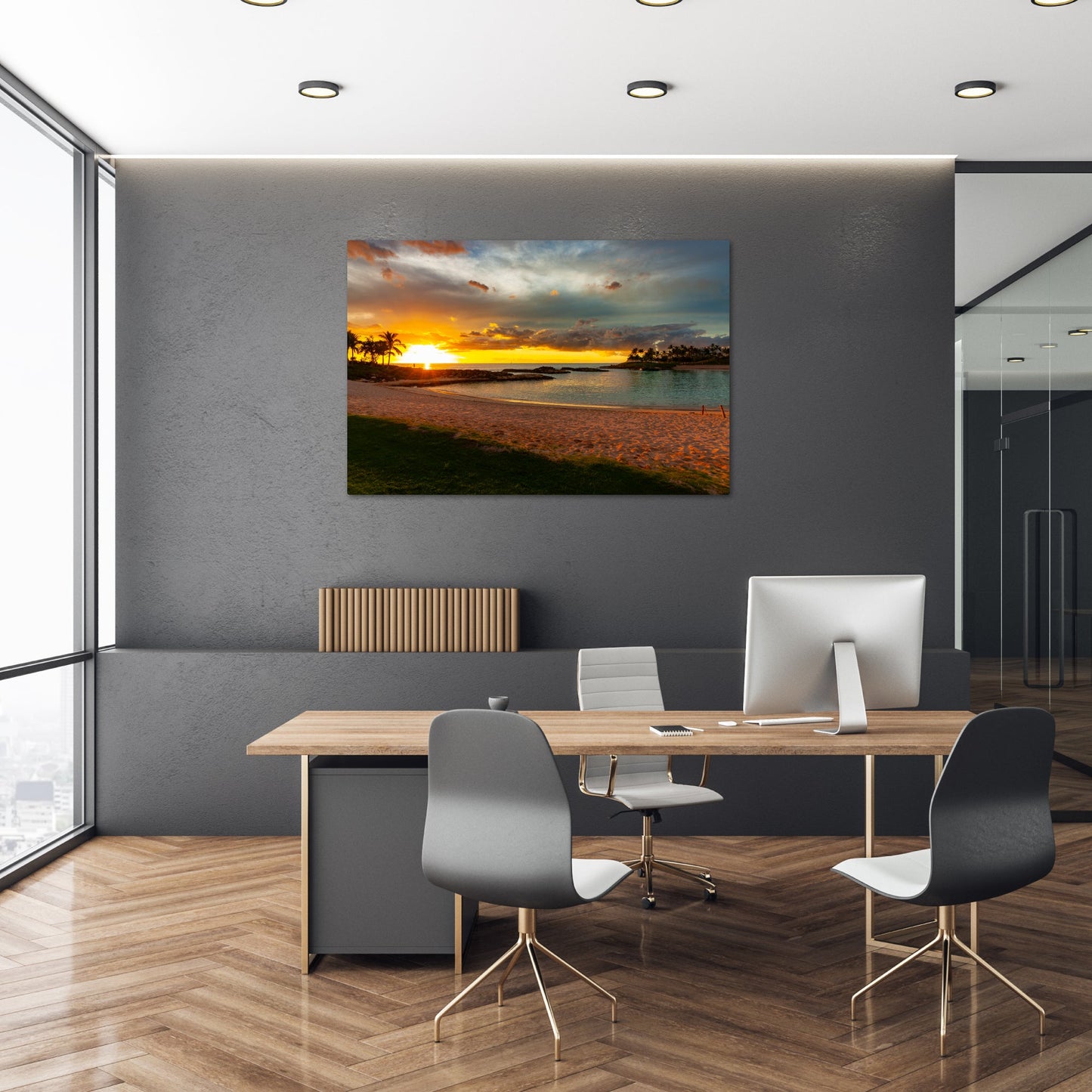 Oahu Tropical Sunset - Frey Wall Art