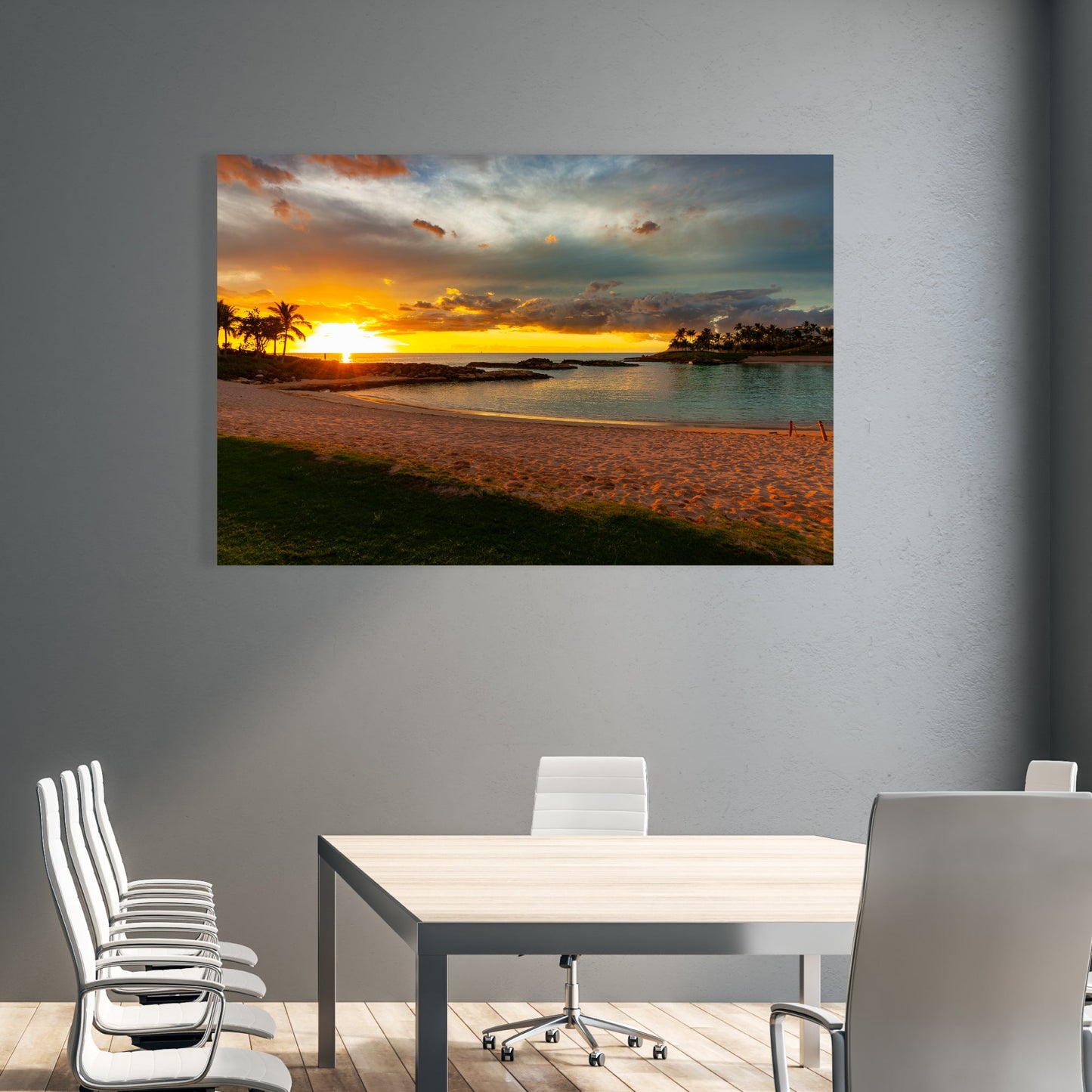 Oahu Tropical Sunset Fine Art Photography Print - Frey Wall Art