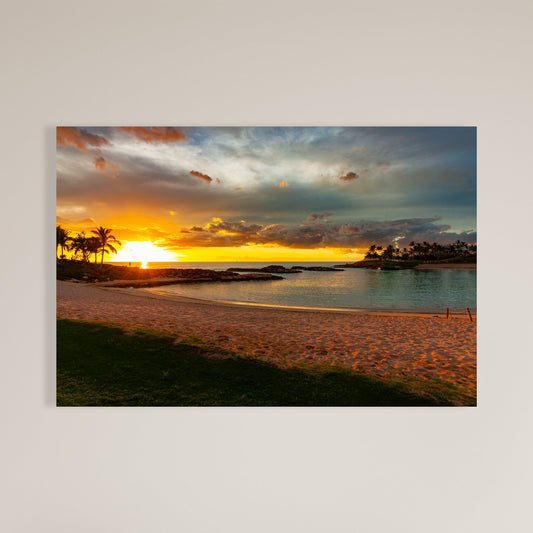 Oahu Tropical Sunset Fine Art Photography Print - Frey Wall Art