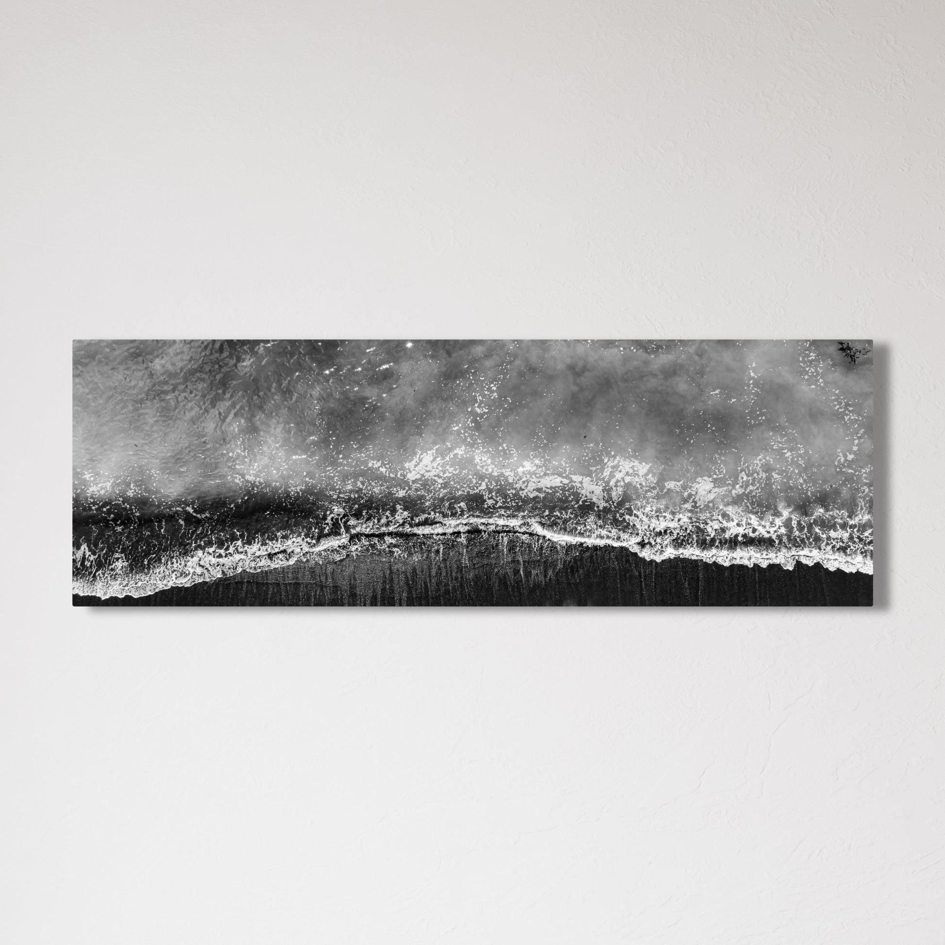 San Clemente Coast Aerial Panoramic Black and White Fine Art Photography Print - Frey Wall Art