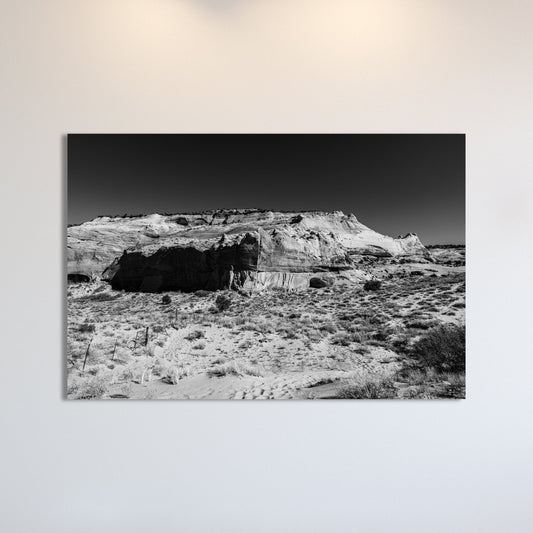 White Pocket Arizona Landscape Black and White Fine Art Photography Print - Frey Wall Art