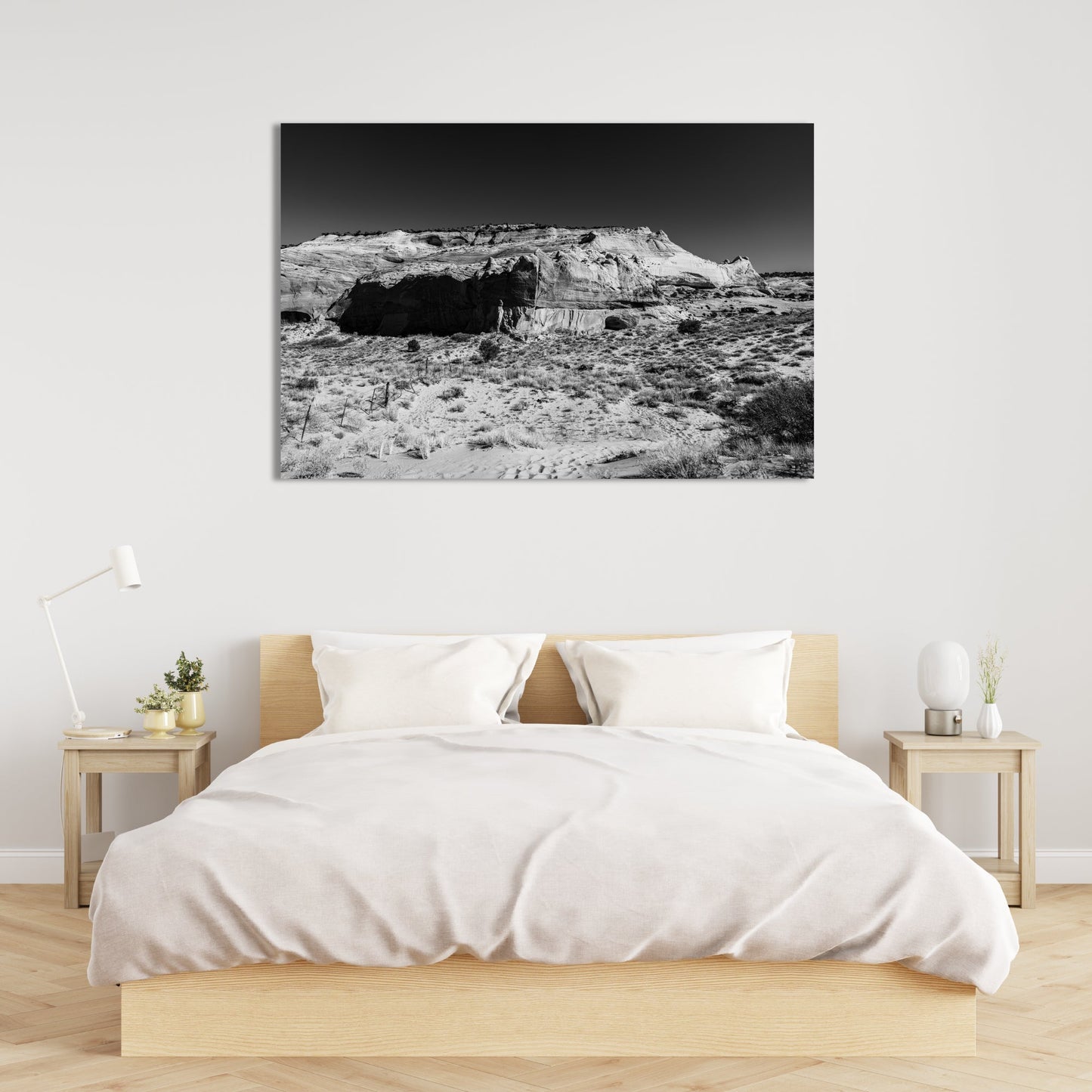 White Pocket Arizona Landscape Black and White Fine Art Photography Print - Frey Wall Art