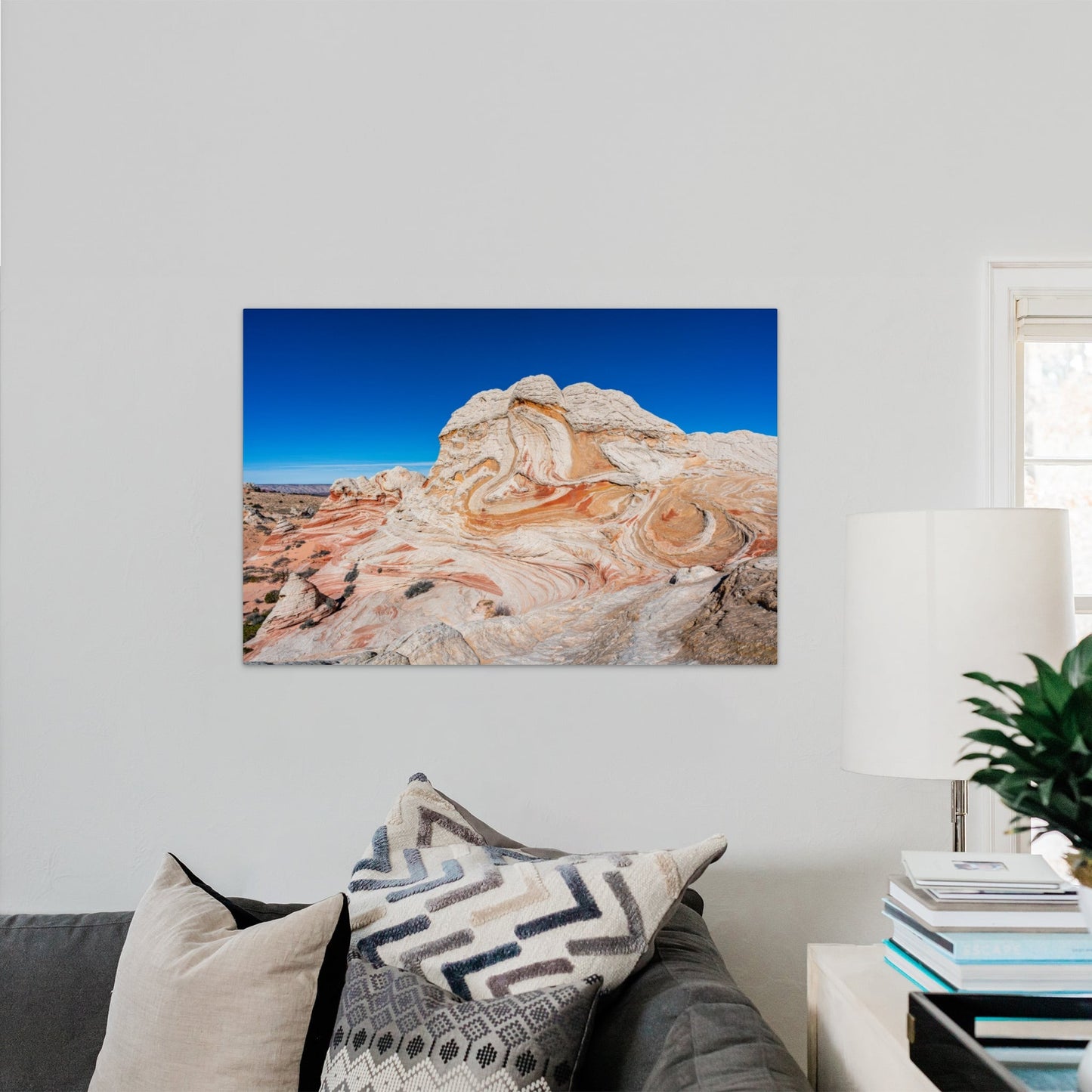 White Pocket Layers - Frey Wall Art