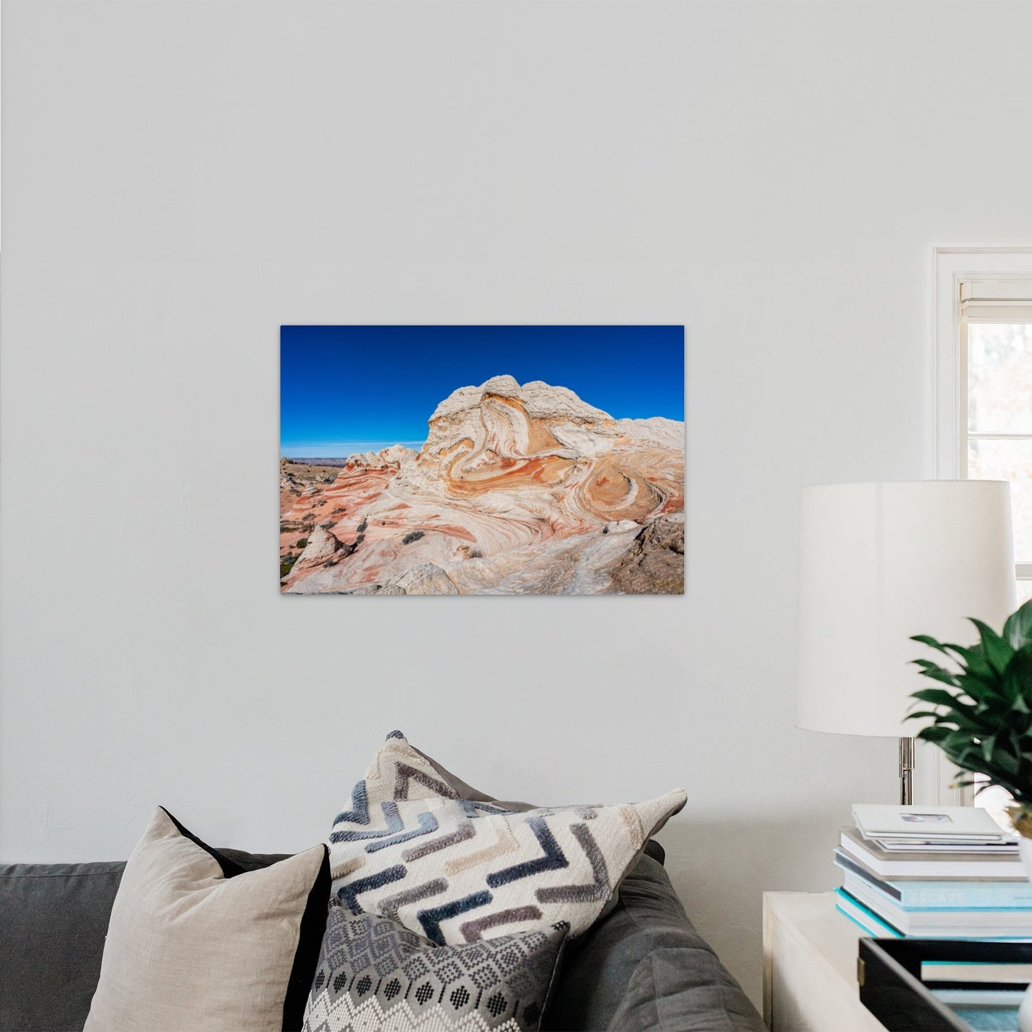 White Pocket Layers - Frey Wall Art
