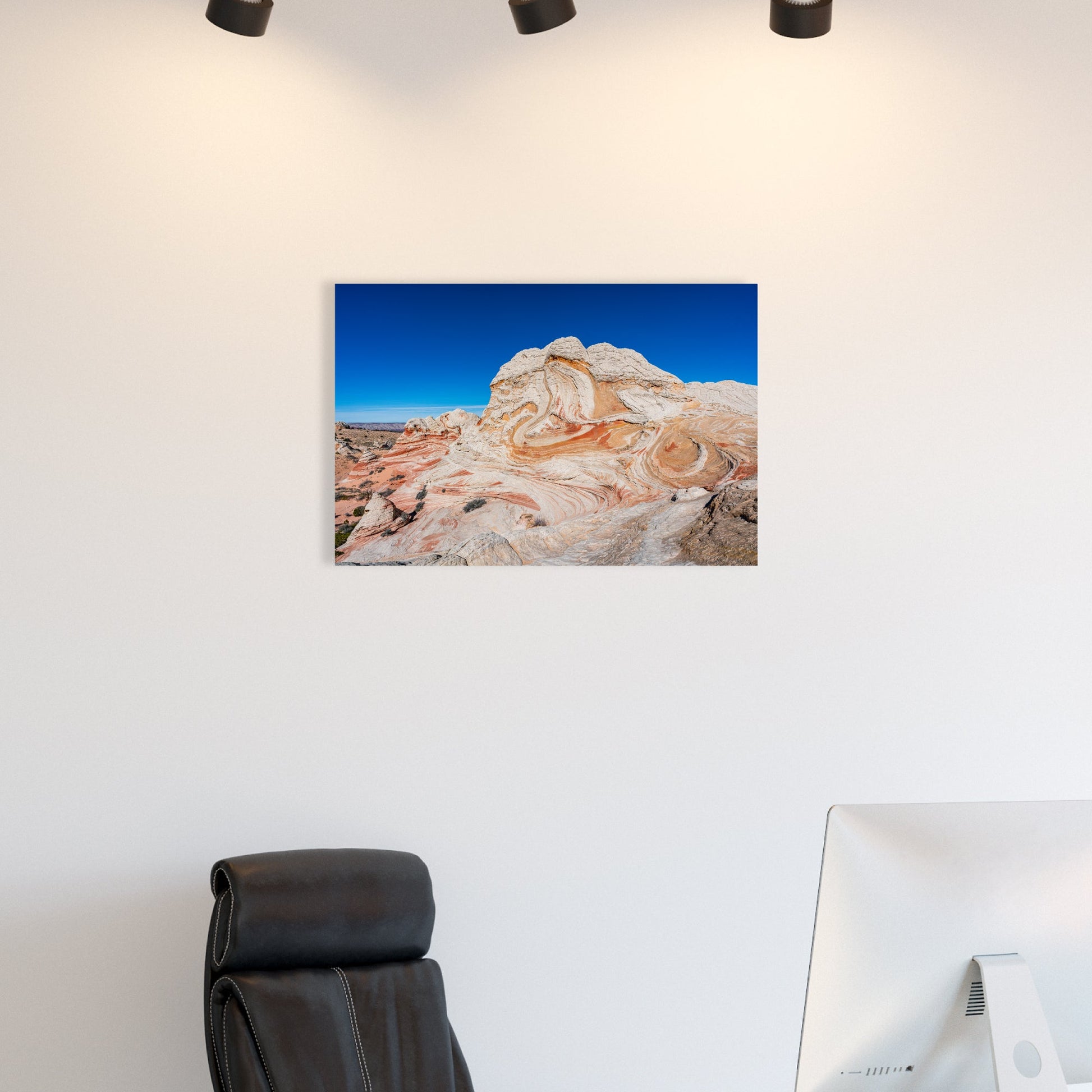 White Pocket Layers Fine Art Photography Print - Frey Wall Art