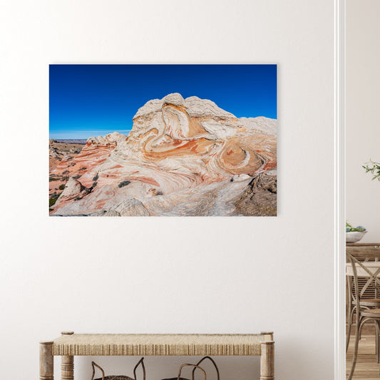 White Pocket Layers Fine Art Photography Print - Frey Wall Art