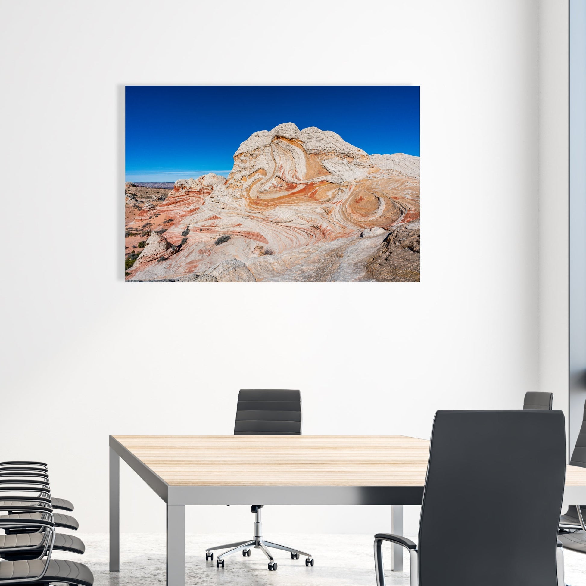 White Pocket Layers Fine Art Photography Print - Frey Wall Art